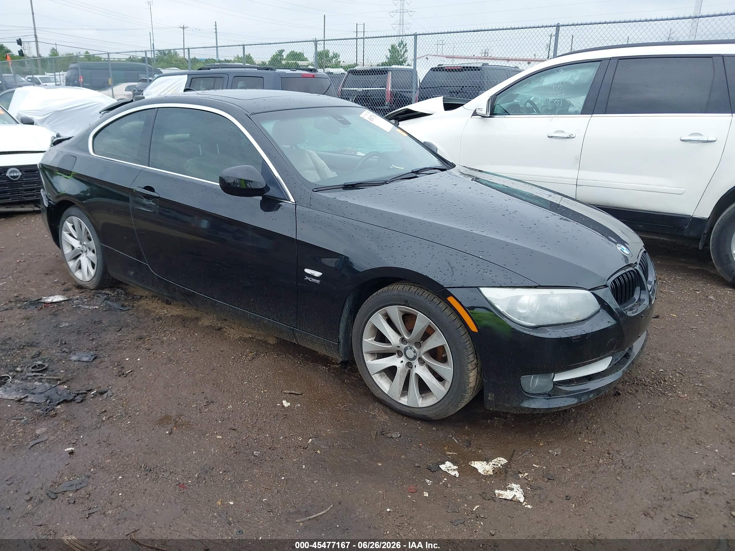2011 Bmw 328i Xdrive Black vin: WBAKF3C53BE793135