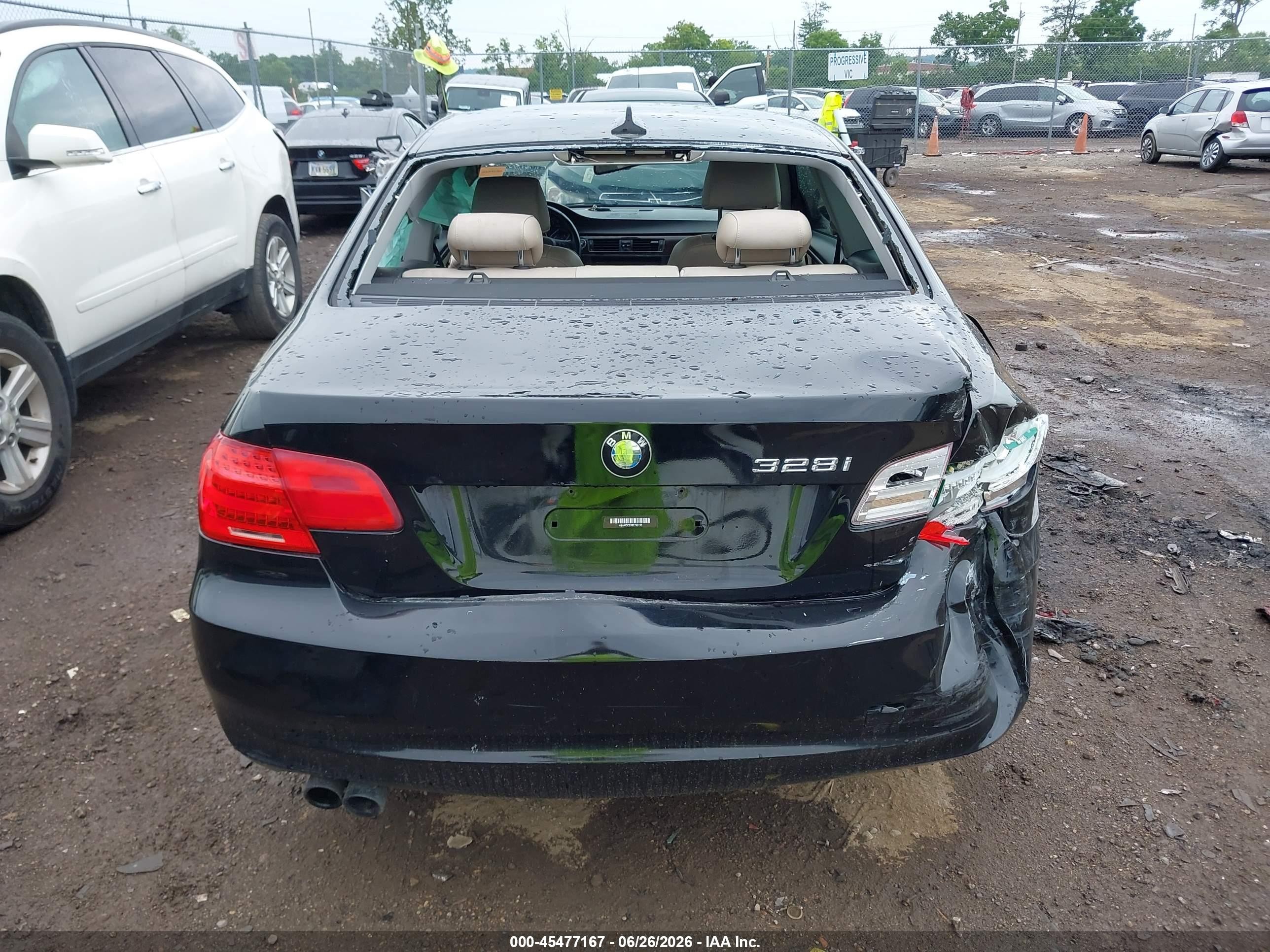 2011 Bmw 328i Xdrive Black vin: WBAKF3C53BE793135