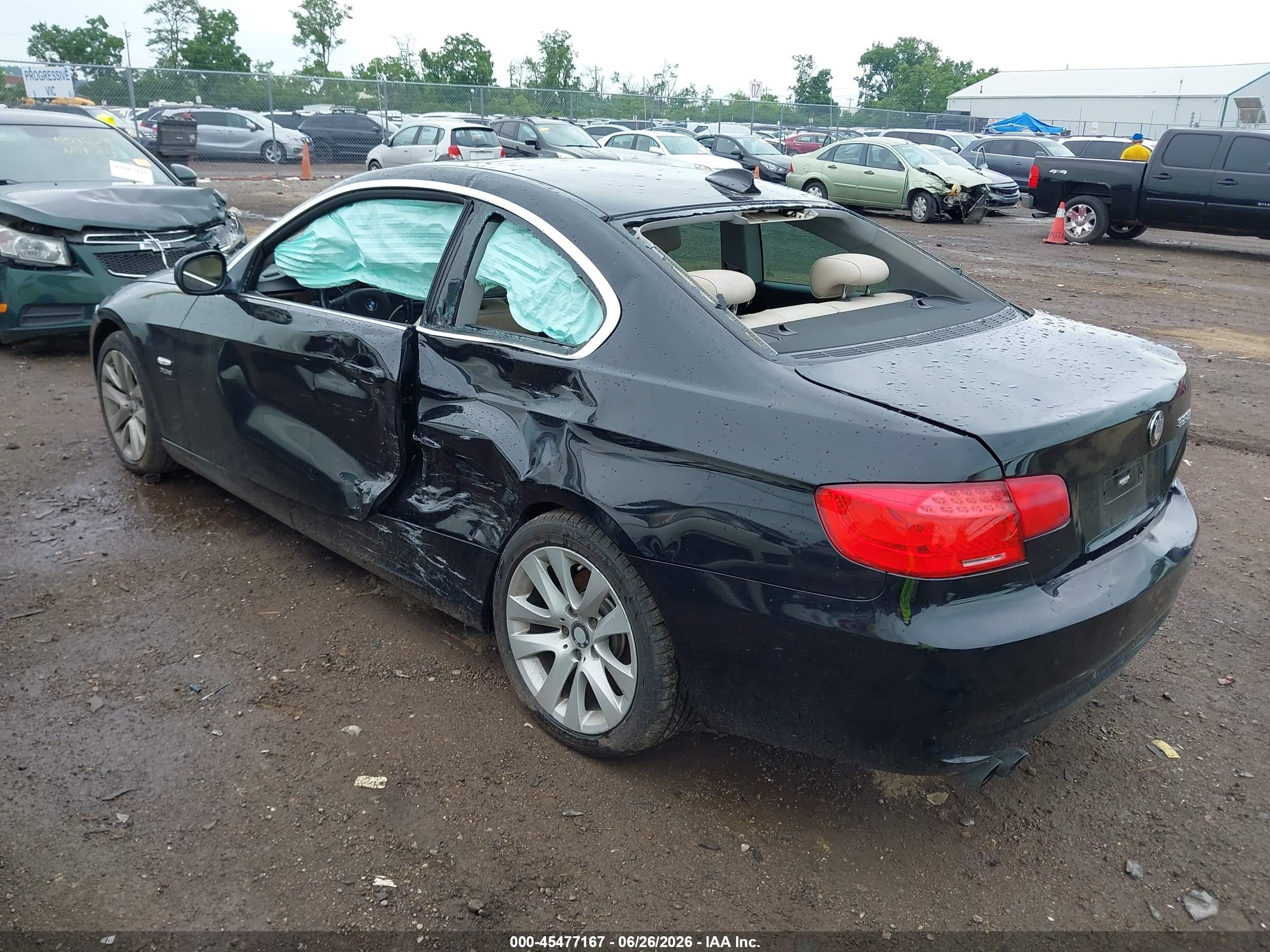 2011 Bmw 328i Xdrive Black vin: WBAKF3C53BE793135
