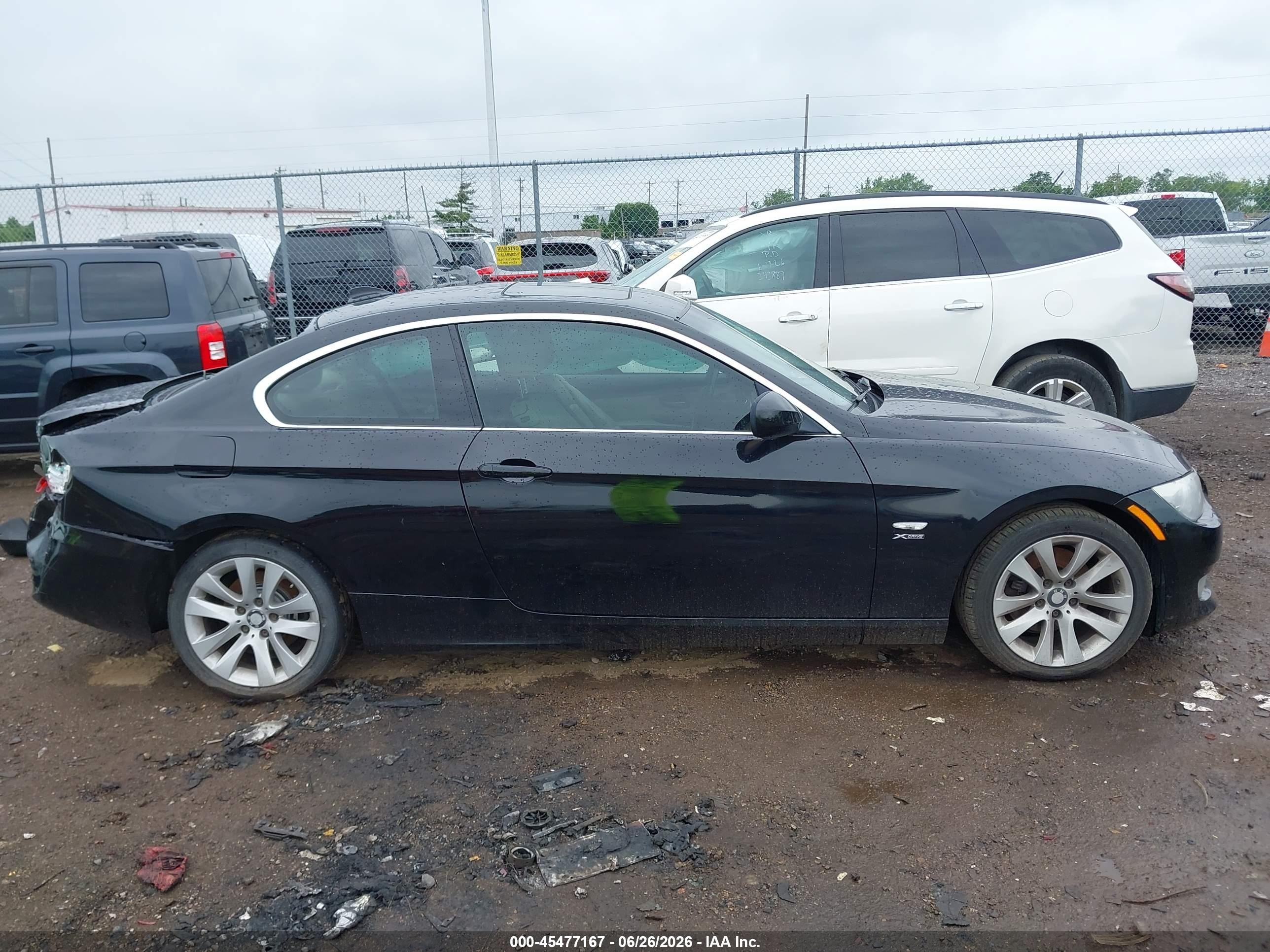 2011 Bmw 328i Xdrive Black vin: WBAKF3C53BE793135