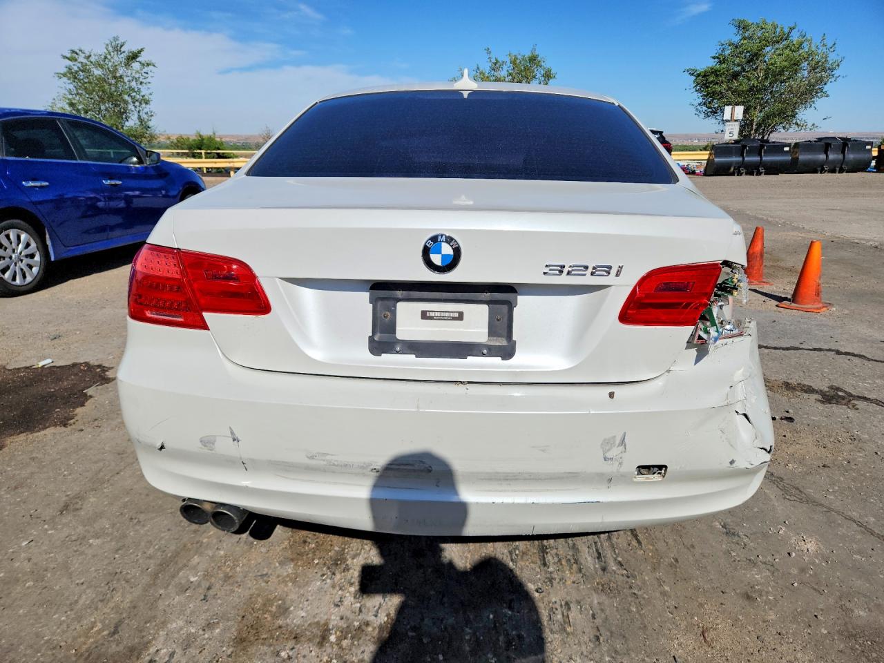 2012 Bmw 328 Xi White vin: WBAKF3C54CE974911