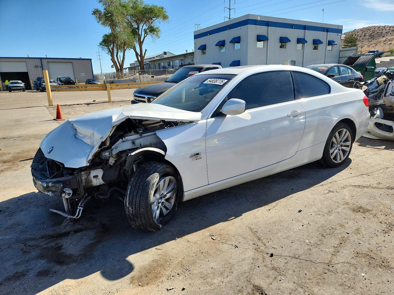 2012 Bmw 328 Xi White vin: WBAKF3C54CE974911