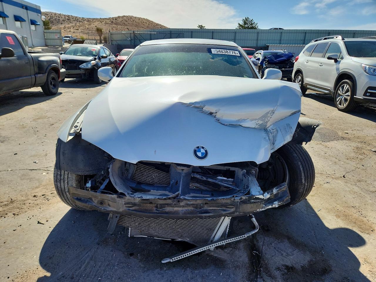2012 Bmw 328 Xi White vin: WBAKF3C54CE974911