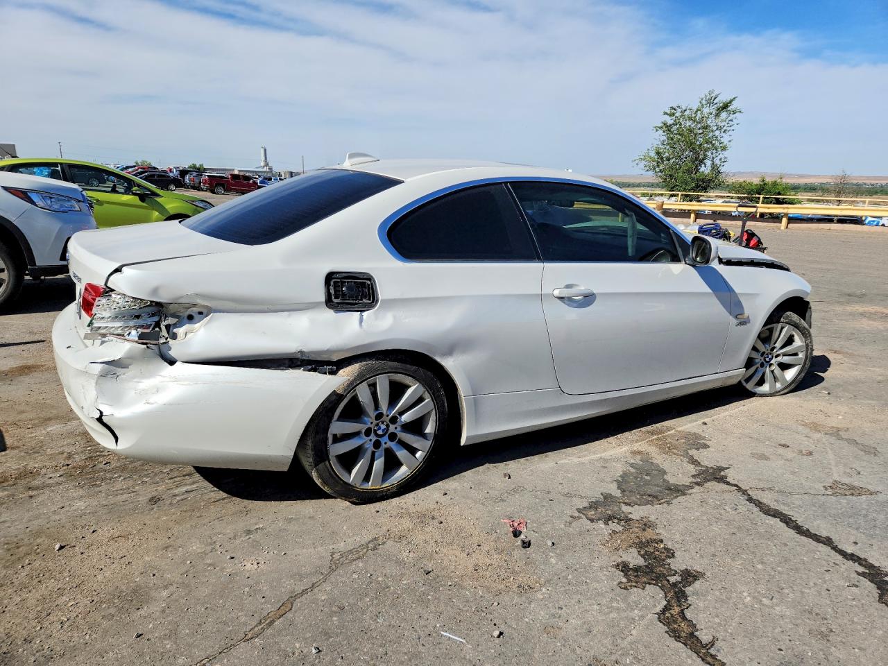 2012 Bmw 328 Xi White vin: WBAKF3C54CE974911
