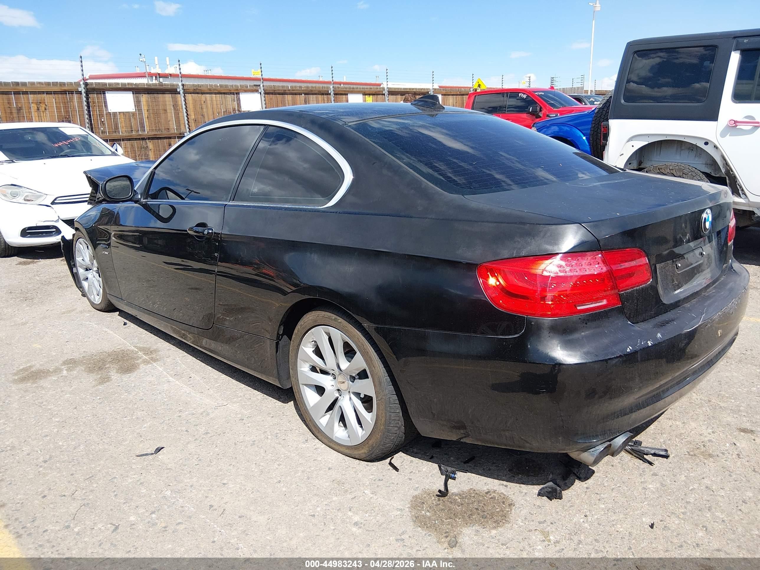 2011 Bmw 328i Xdrive Black vin: WBAKF3C58BE567351