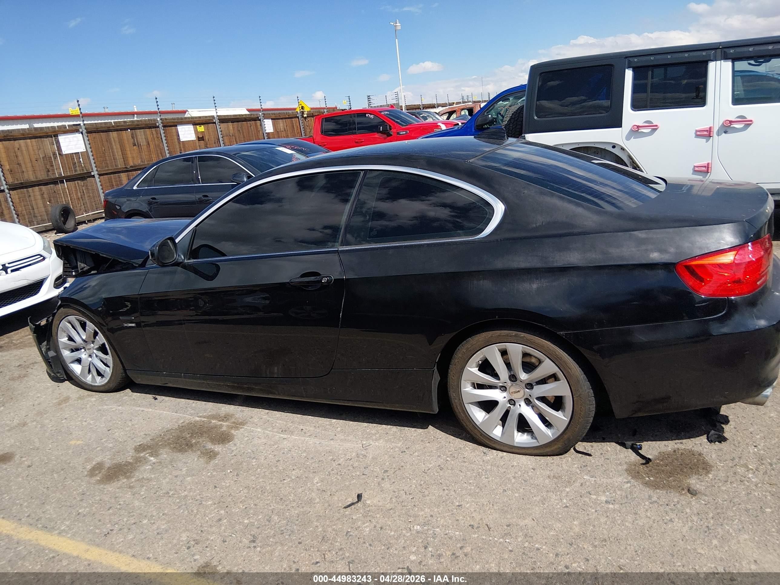2011 Bmw 328i Xdrive Black vin: WBAKF3C58BE567351