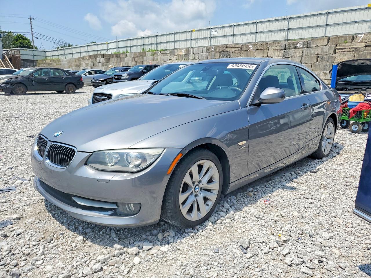 2012 Bmw 328 Xi Silver vin: WBAKF3C58CE974751