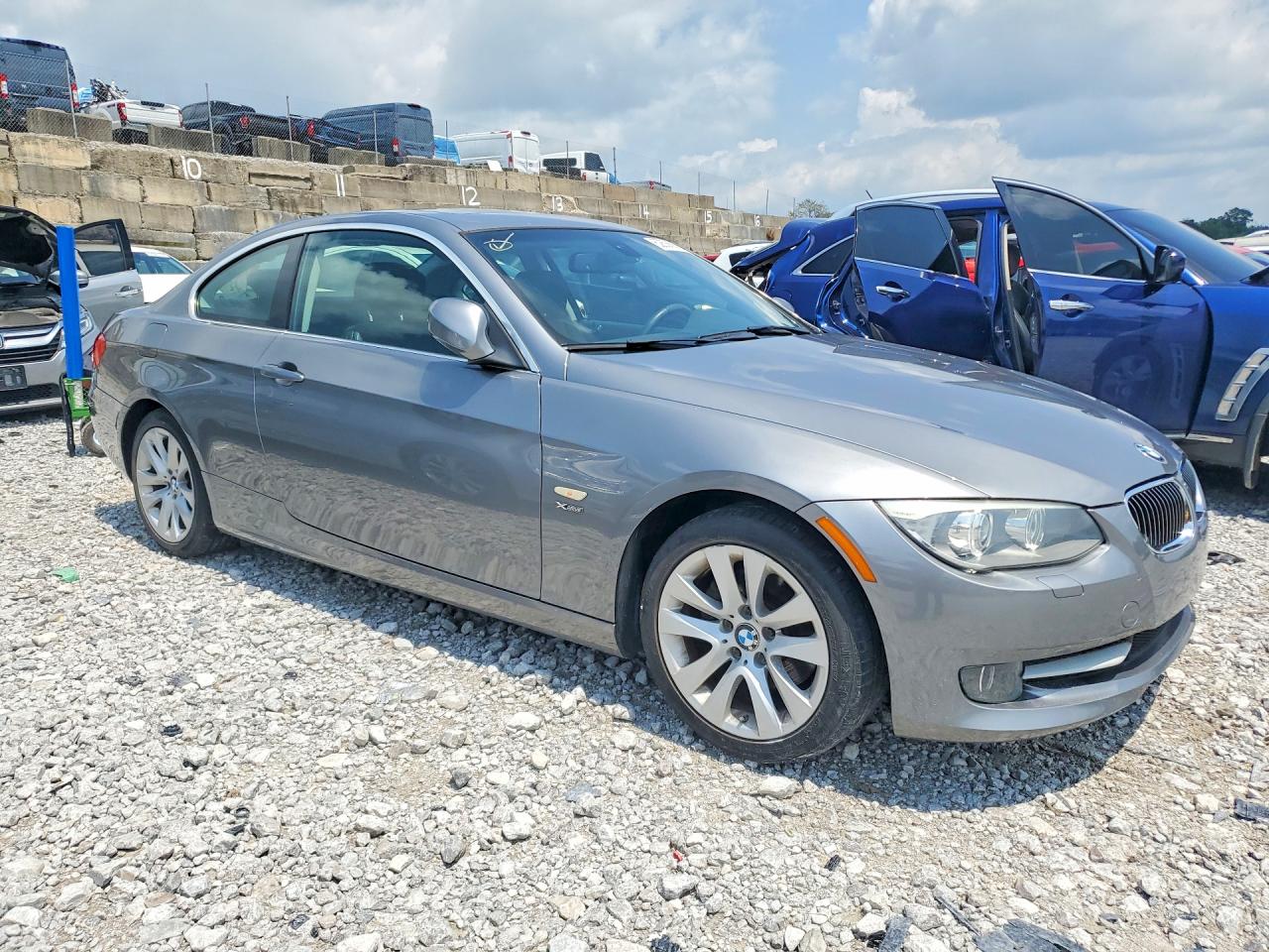 2012 Bmw 328 Xi Silver vin: WBAKF3C58CE974751