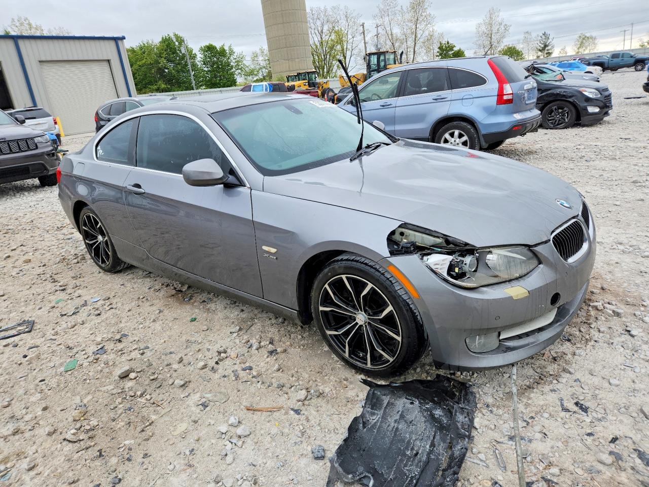 2012 Bmw 328 Xi Gray vin: WBAKF3C5XCE793490