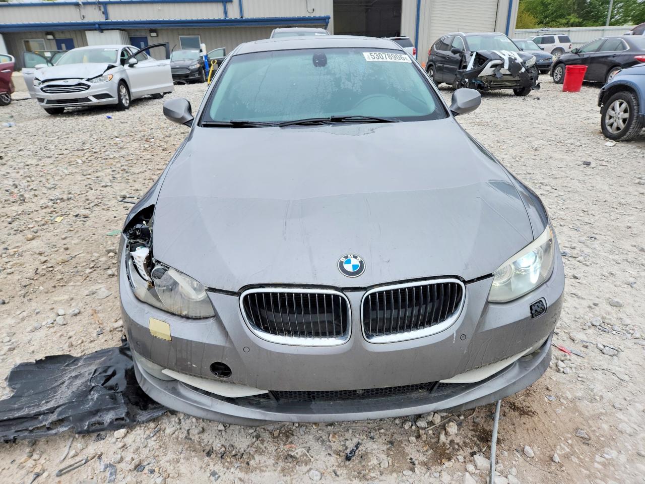 2012 Bmw 328 Xi Gray vin: WBAKF3C5XCE793490