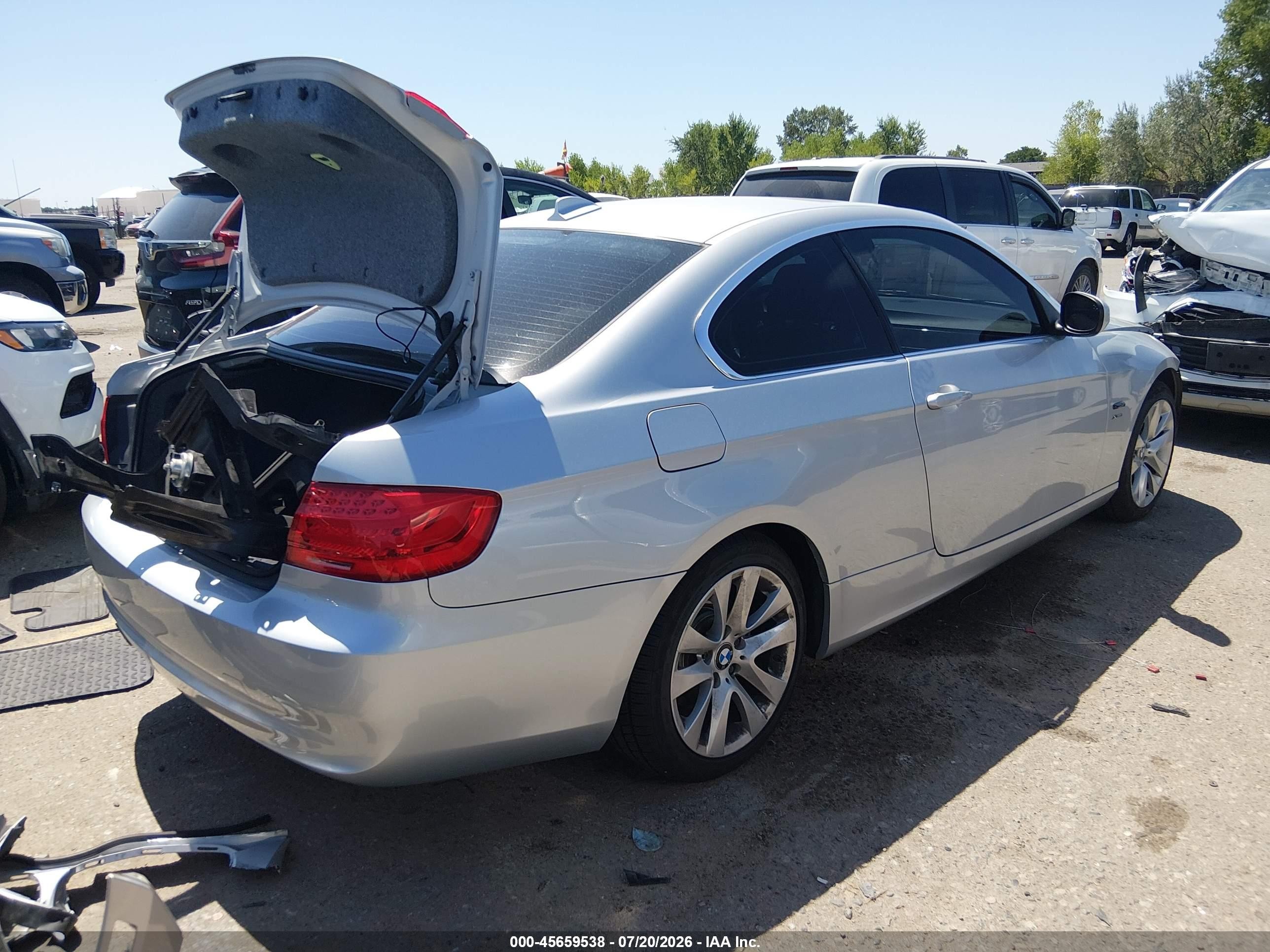 2012 Bmw 328i Xdrive Silver vin: WBAKF3C5XCE974671