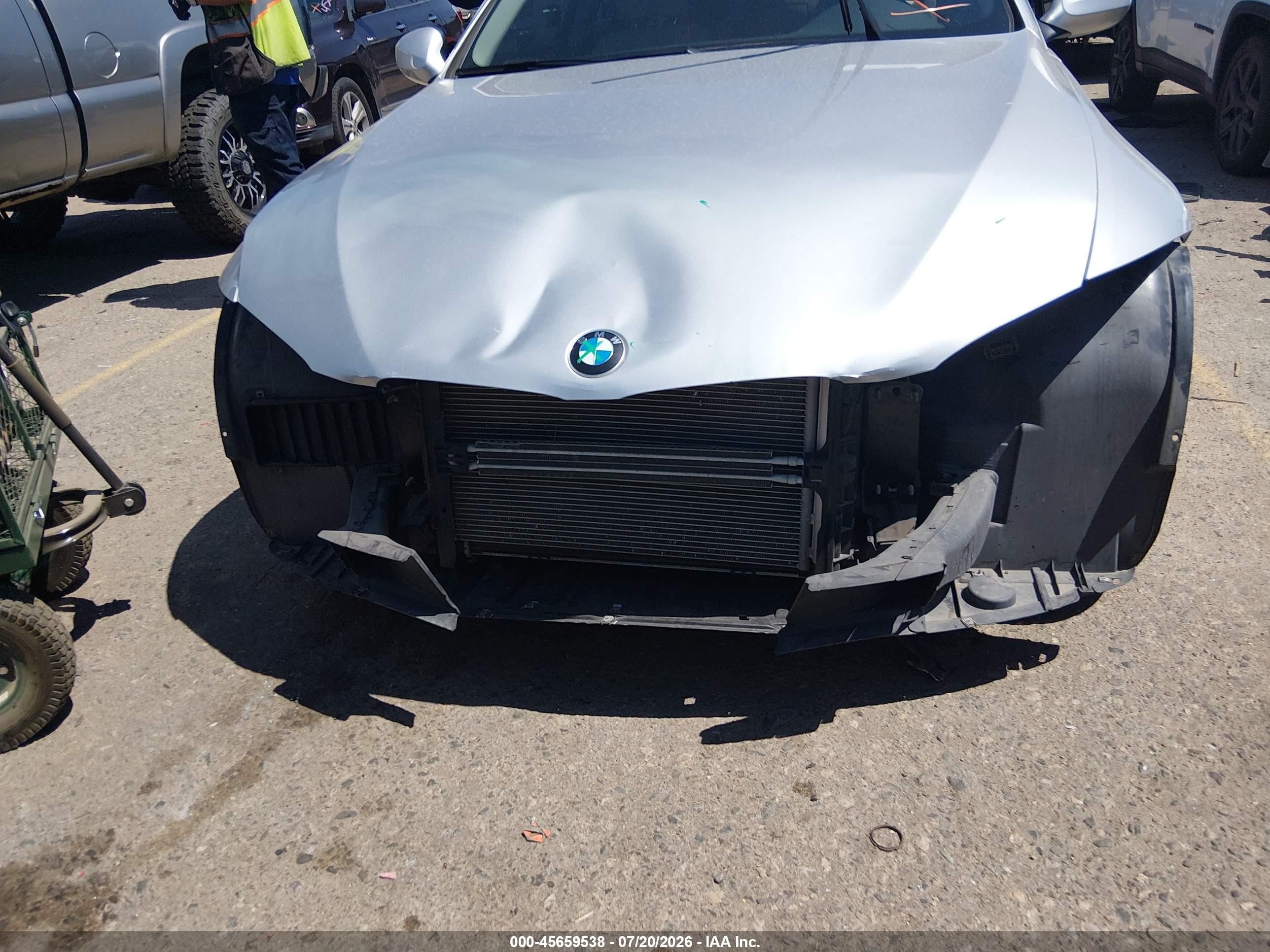 2012 Bmw 328i Xdrive Silver vin: WBAKF3C5XCE974671