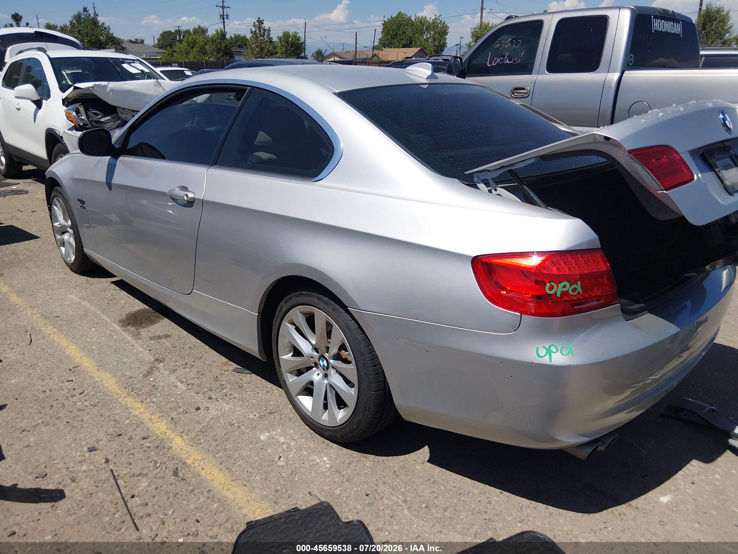 2012 Bmw 328i Xdrive Silver vin: WBAKF3C5XCE974671