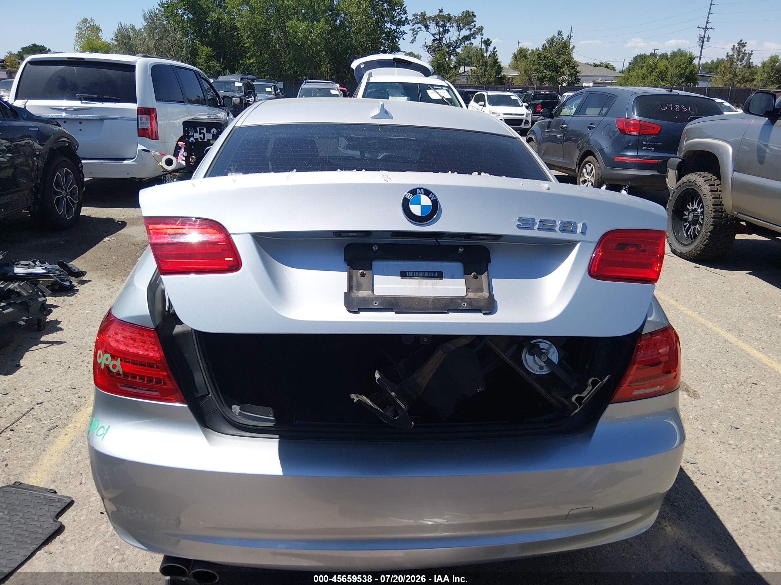 2012 Bmw 328i Xdrive Silver vin: WBAKF3C5XCE974671