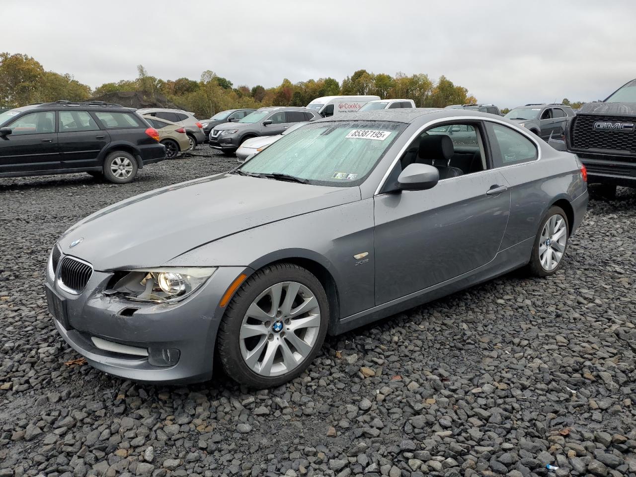 2011 Bmw 328 Xi Sulev Gray vin: WBAKF5C50BE654883