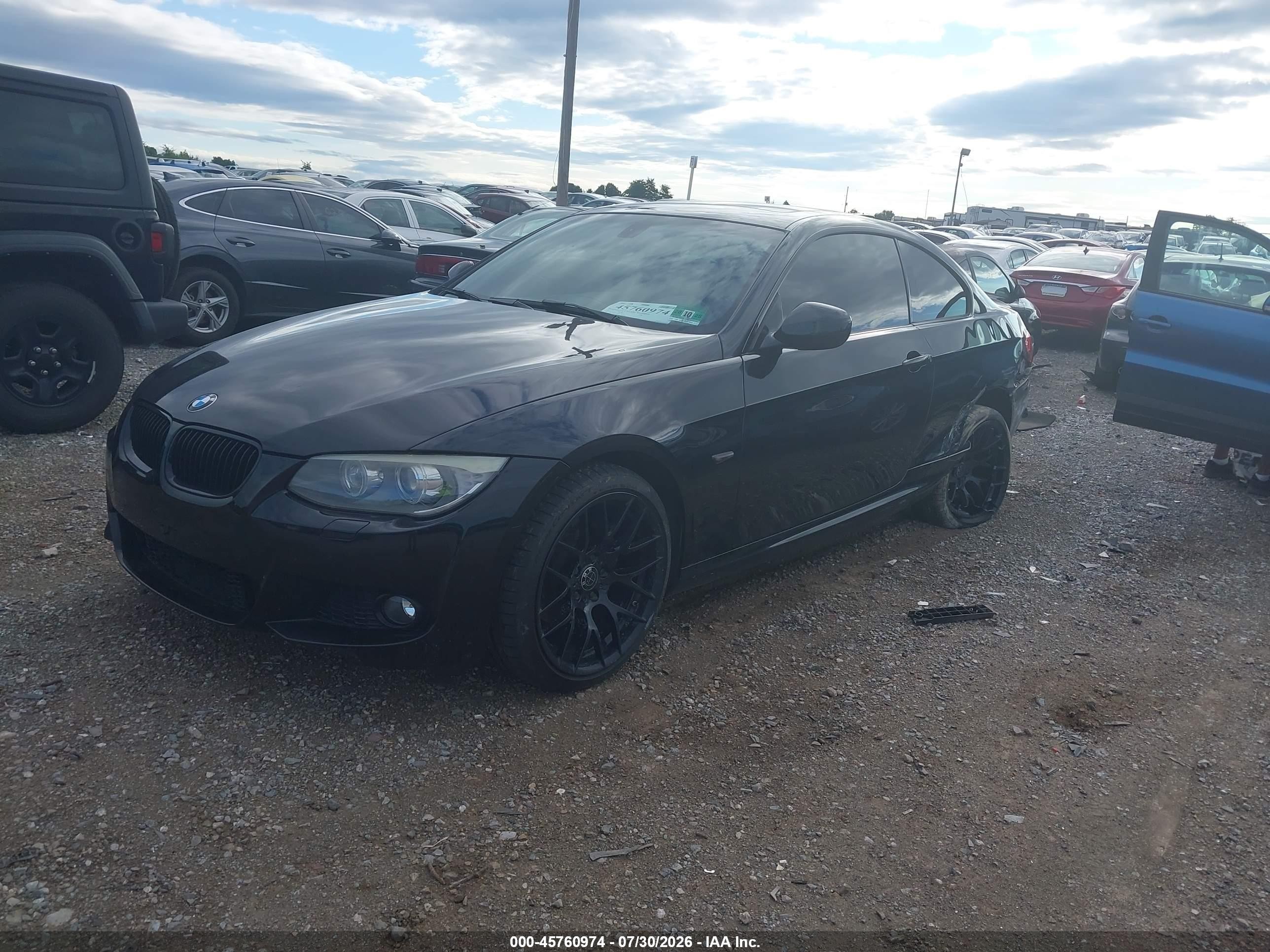 2011 Bmw 328 Xi Sulev Black vin: WBAKF5C51BE517659