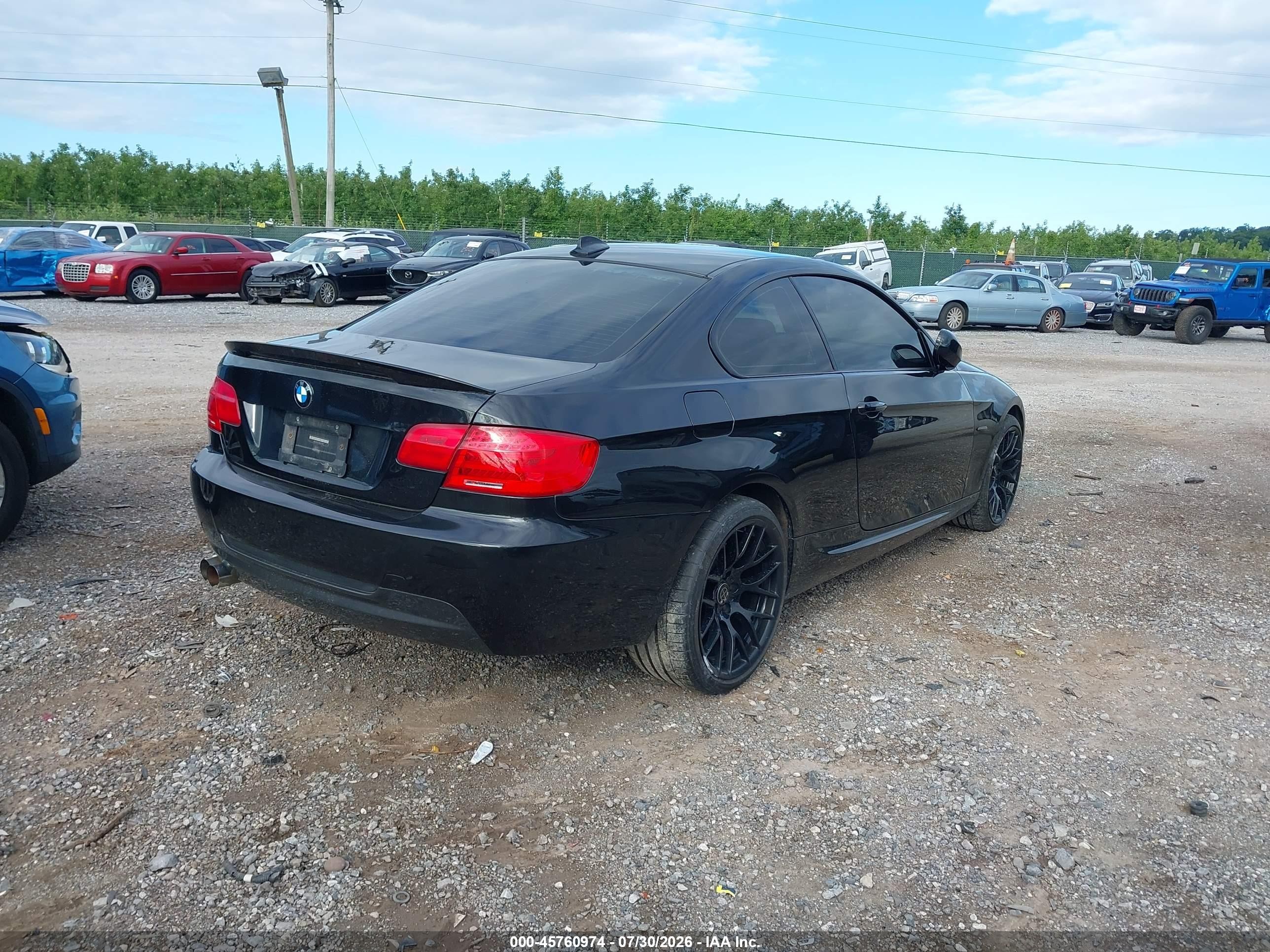 2011 Bmw 328 Xi Sulev Black vin: WBAKF5C51BE517659