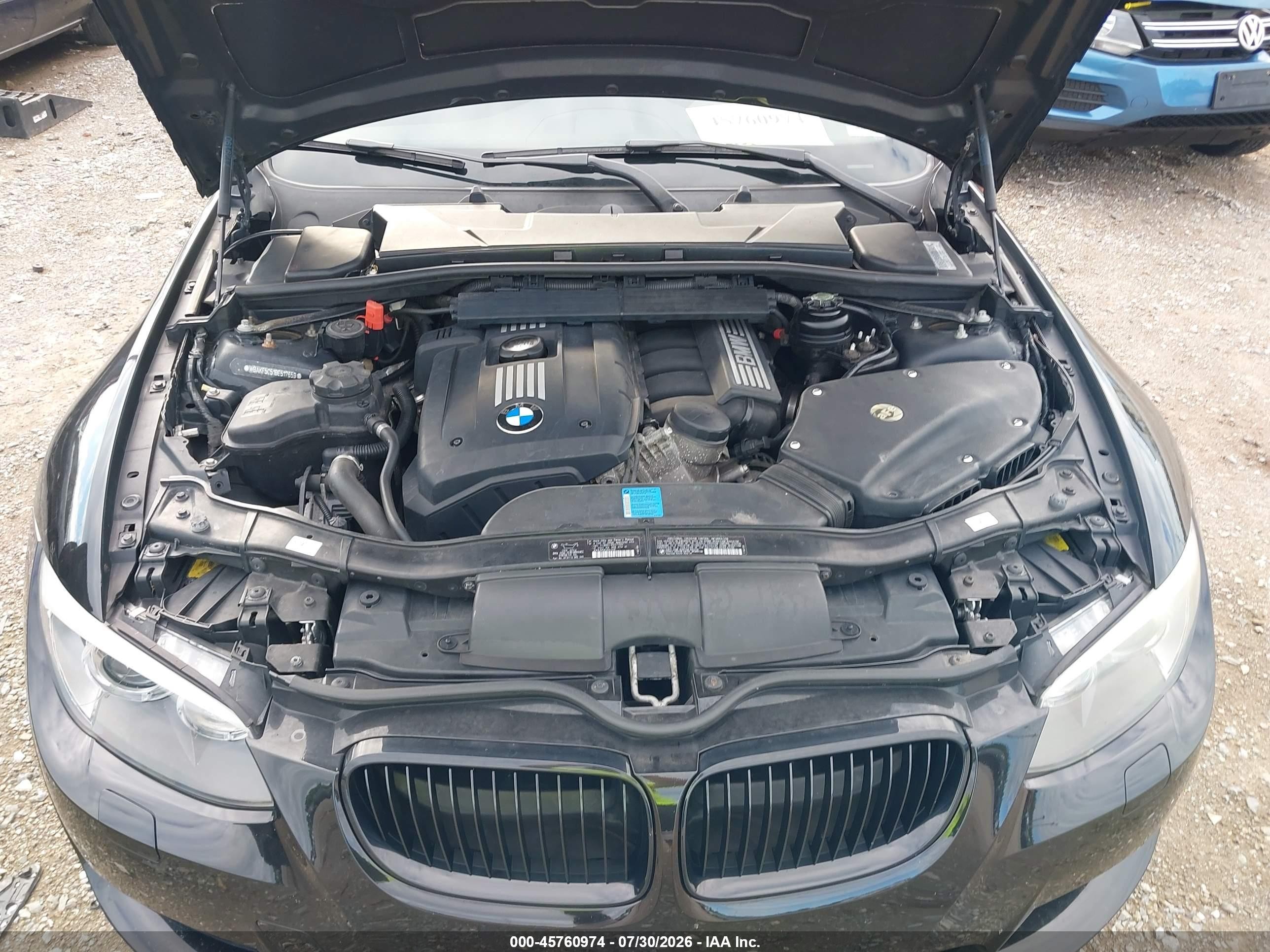 2011 Bmw 328 Xi Sulev Black vin: WBAKF5C51BE517659