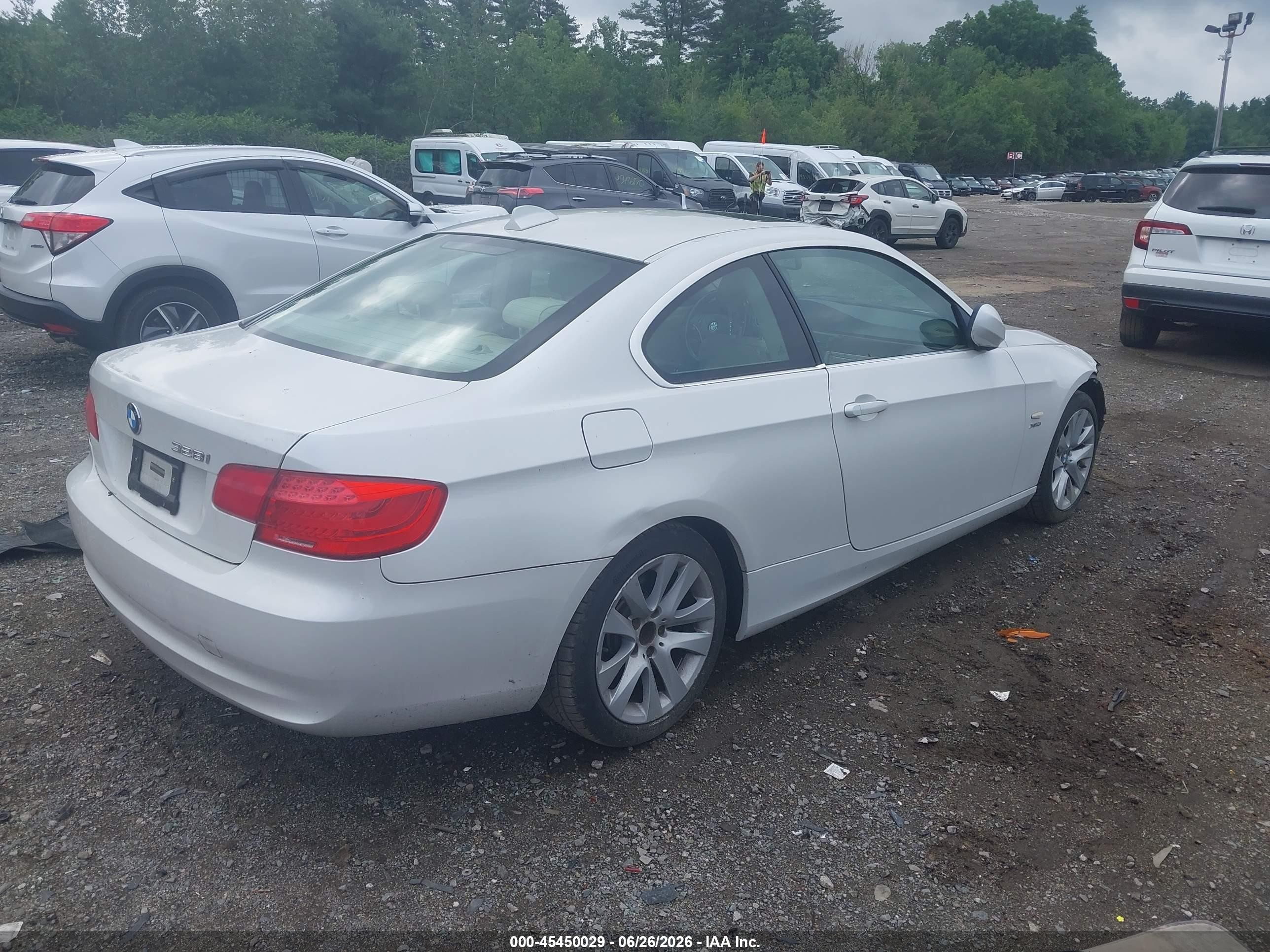 2011 Bmw 328i Xdrive White vin: WBAKF5C51BE586691