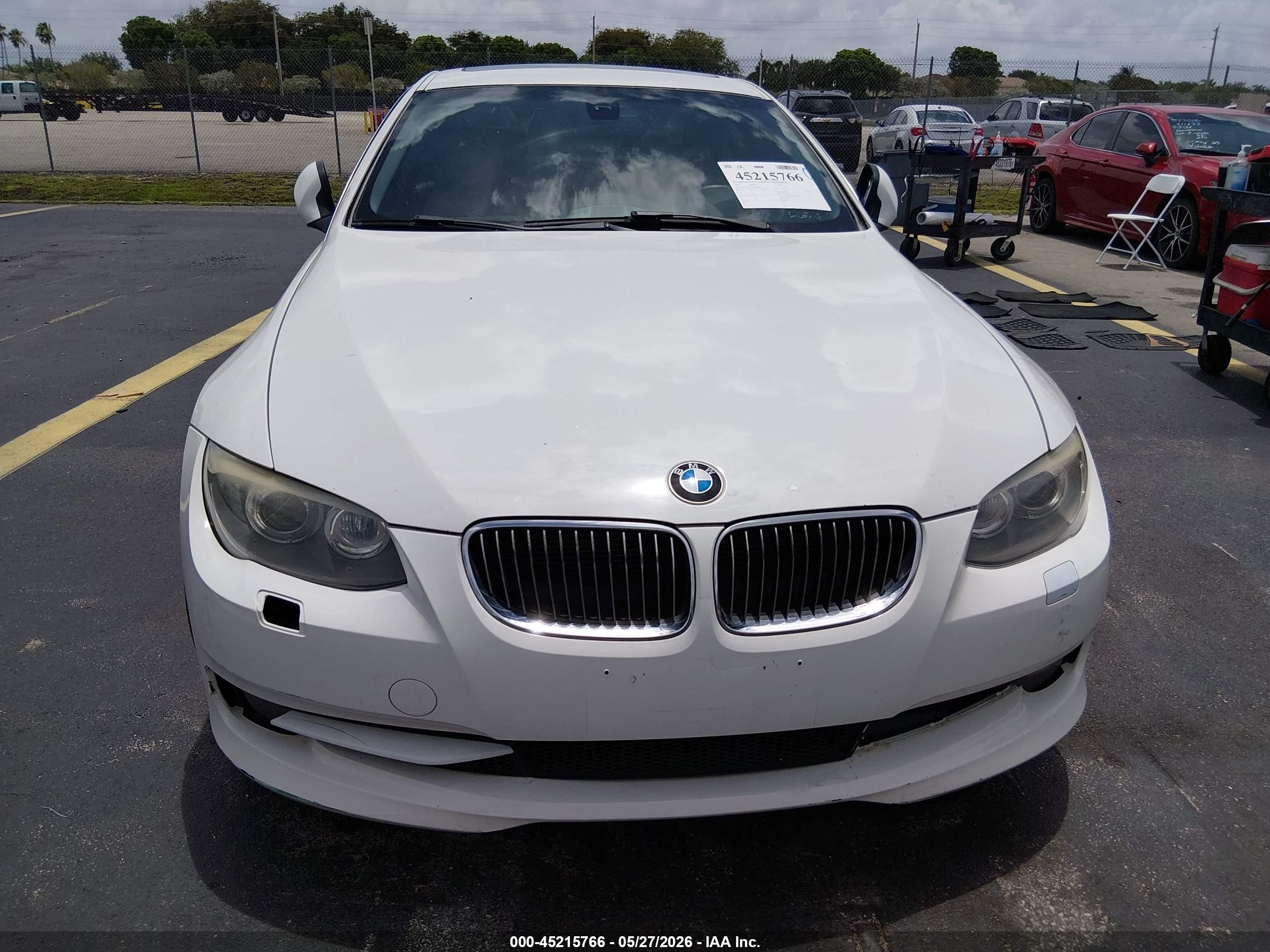 2012 Bmw 328i Xdrive White vin: WBAKF5C52CE656684