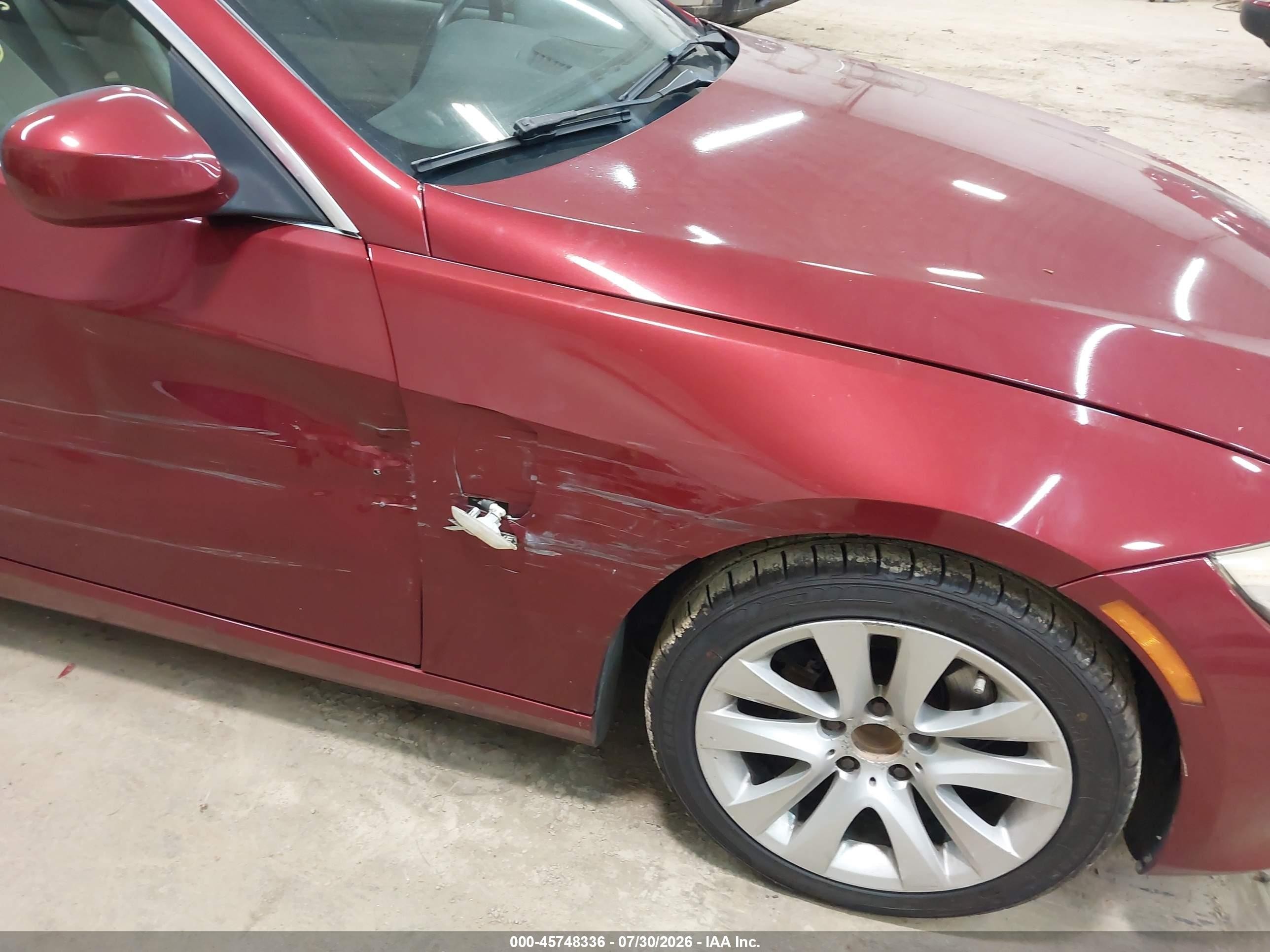 2011 Bmw 328i Xdrive Red vin: WBAKF5C54BE586961