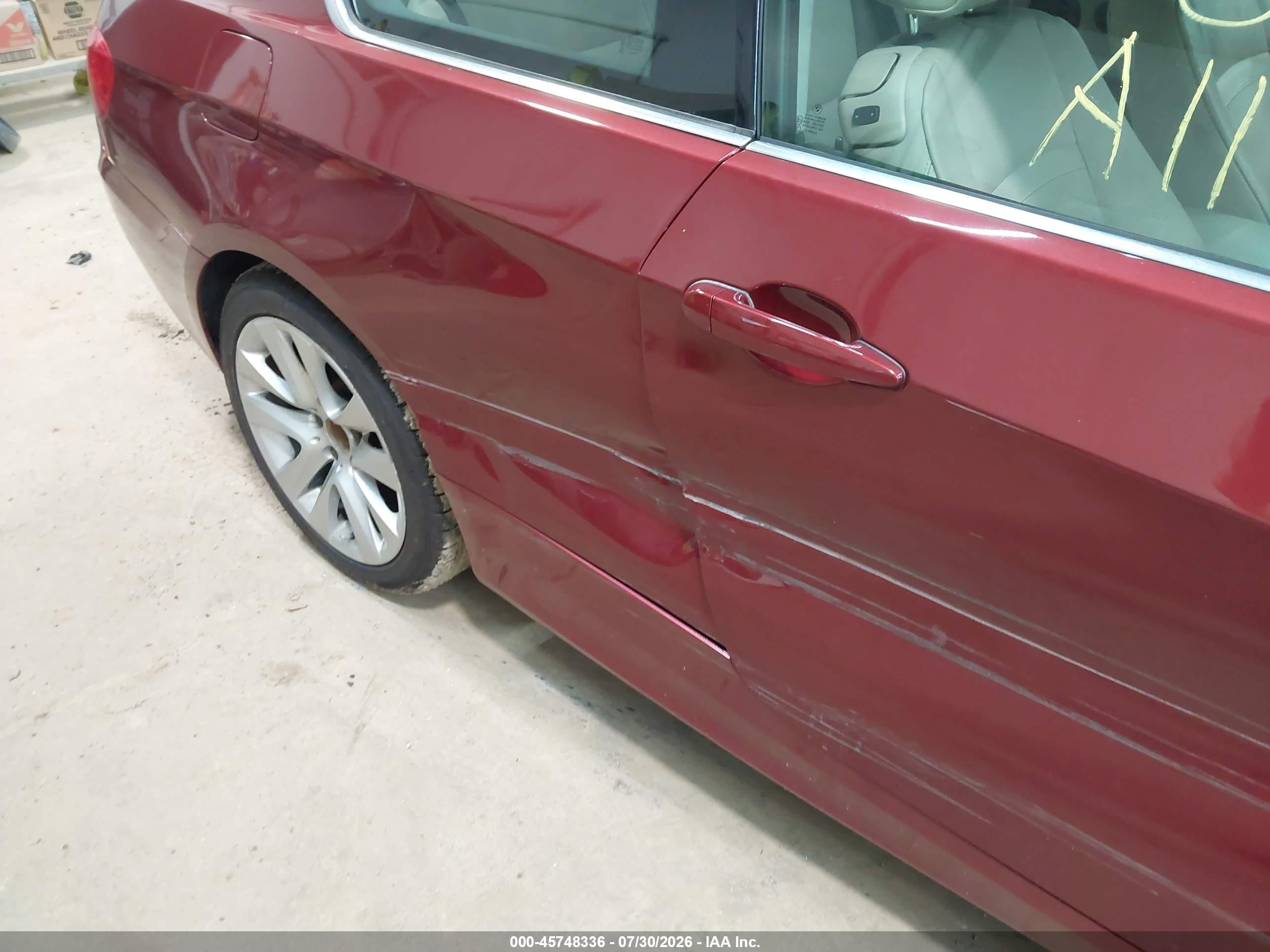 2011 Bmw 328i Xdrive Red vin: WBAKF5C54BE586961