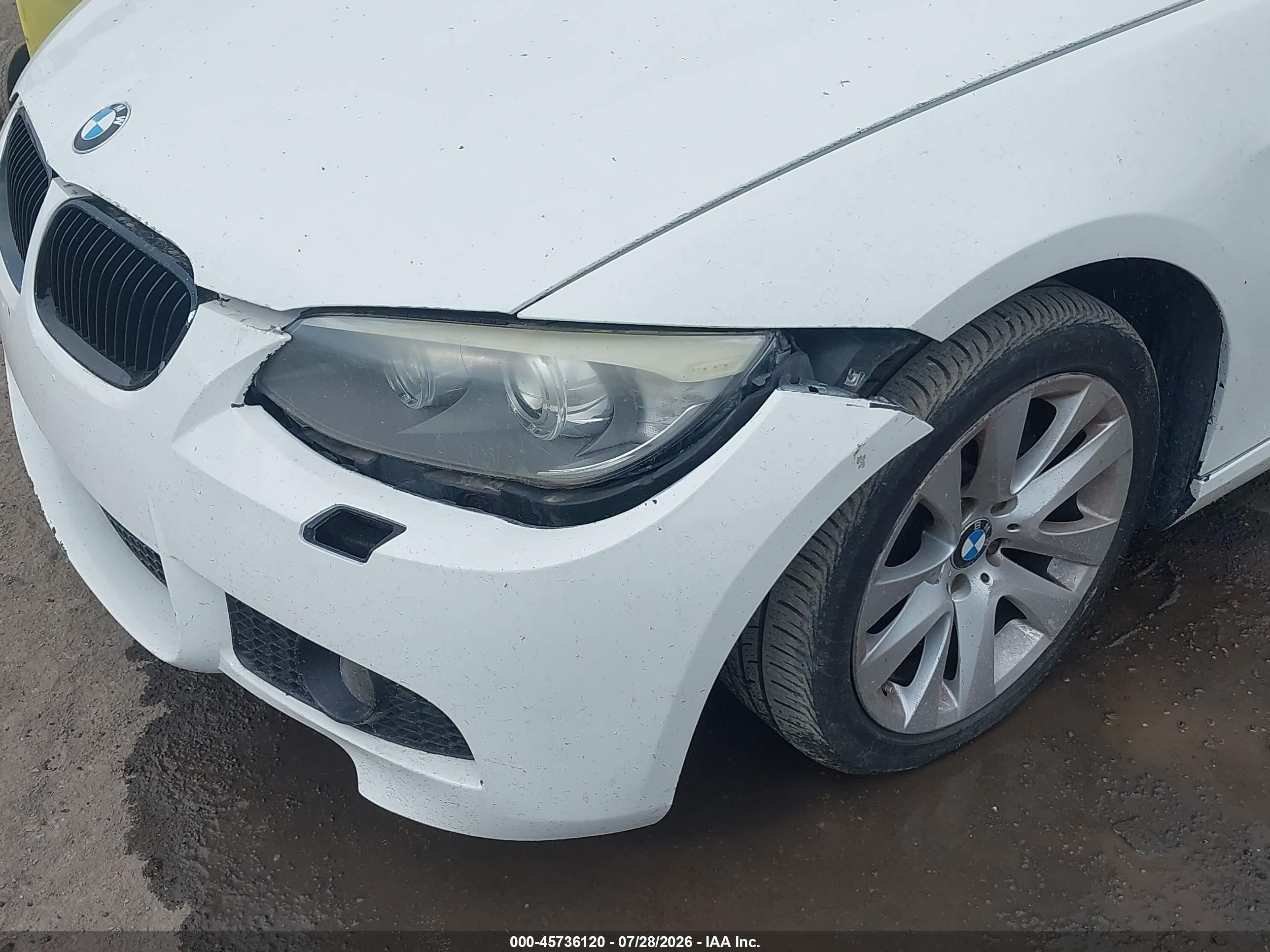 2011 Bmw 328i Xdrive Белый vin: WBAKF5C54BE655857