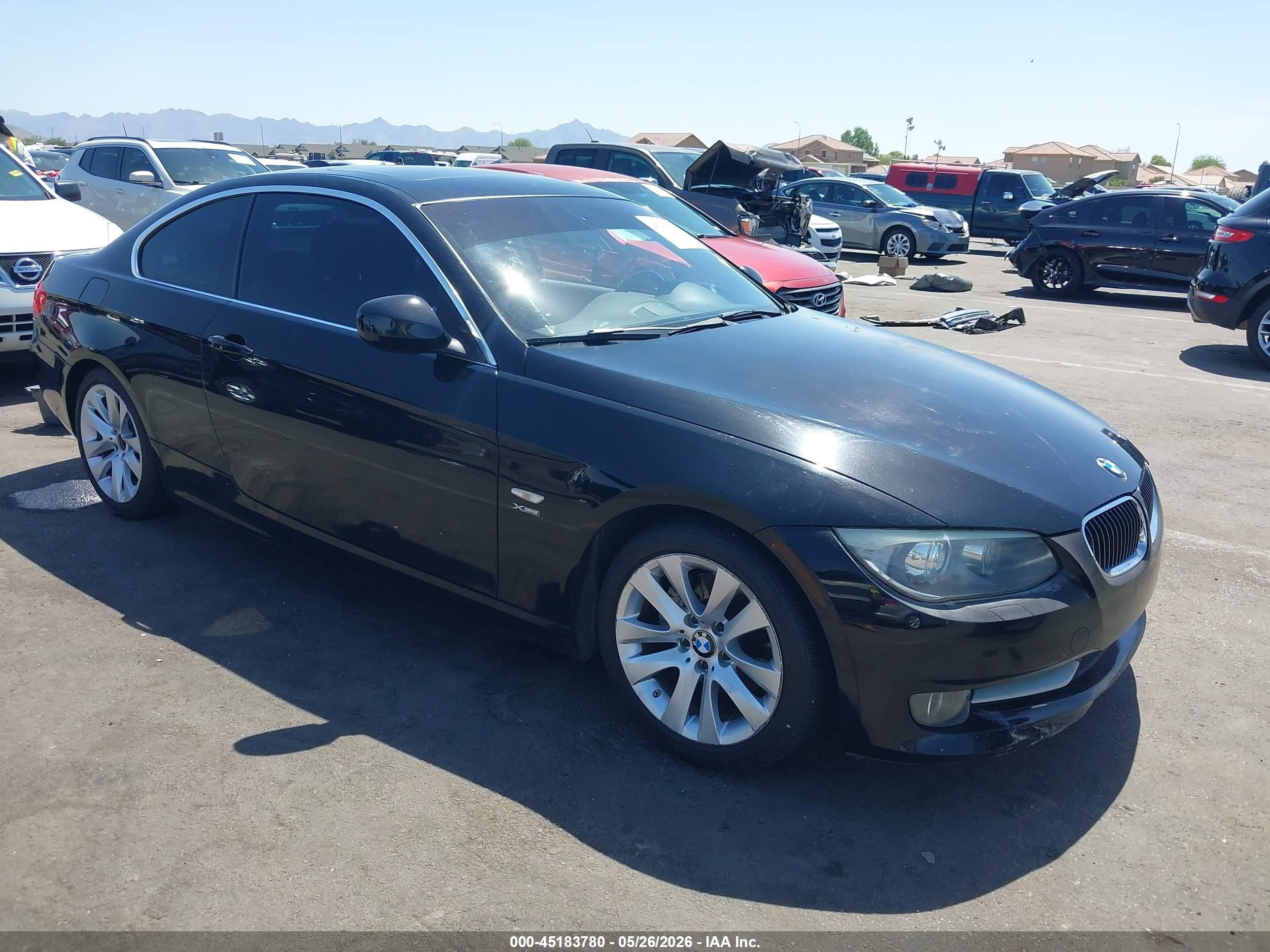 2011 Bmw 328i Xdrive Black vin: WBAKF5C55BE395906