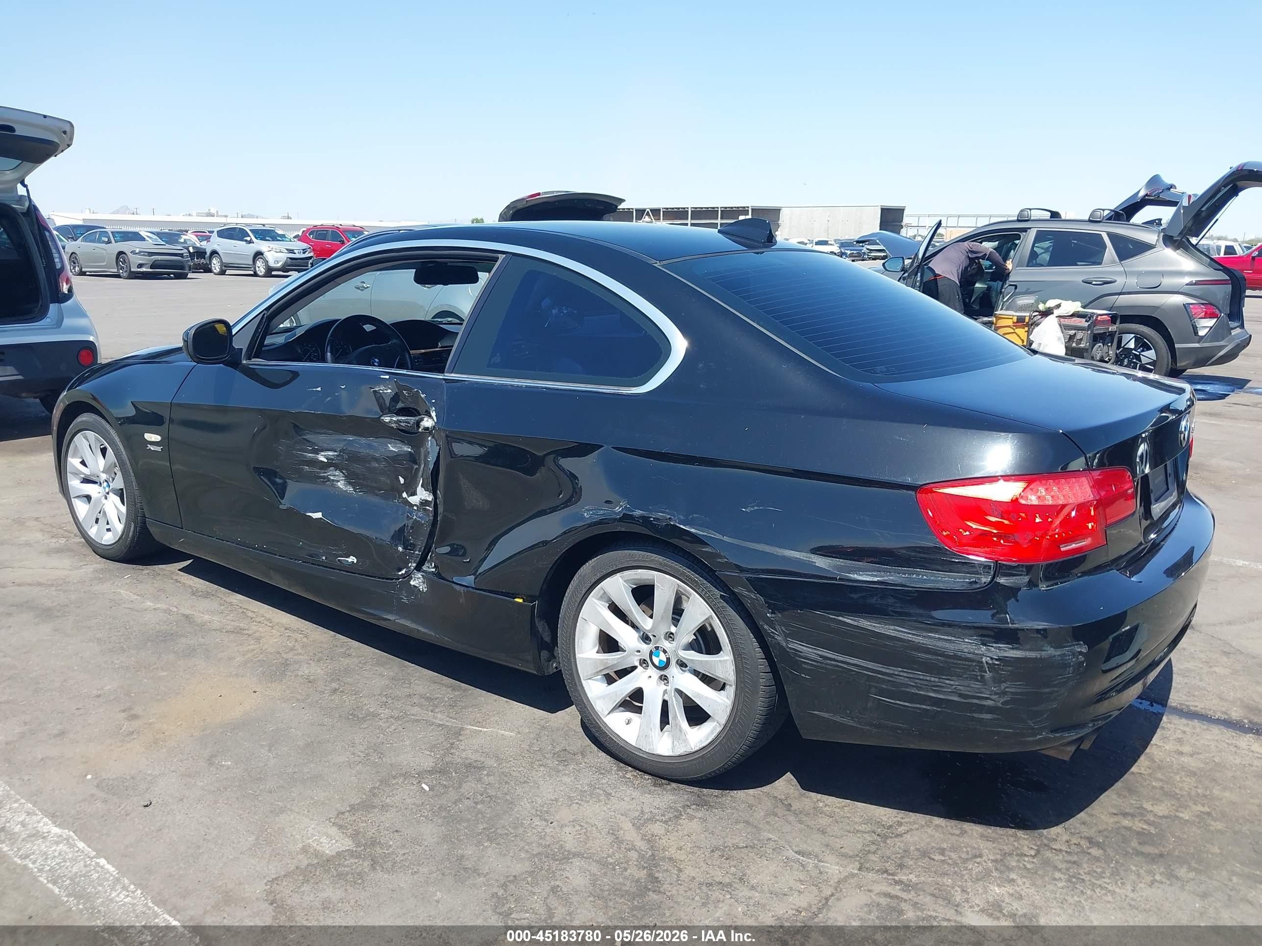 2011 Bmw 328i Xdrive Black vin: WBAKF5C55BE395906
