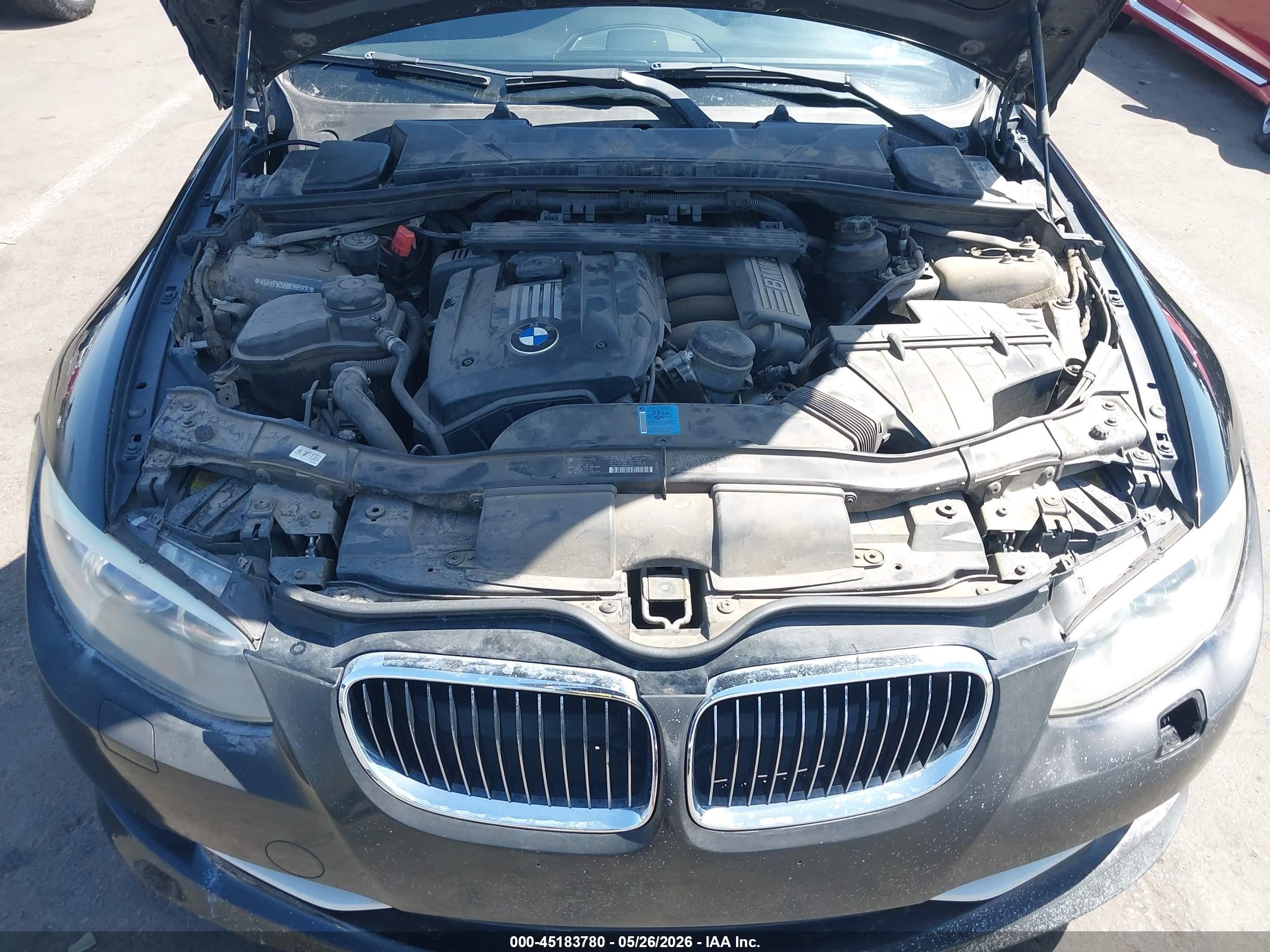 2011 Bmw 328i Xdrive Black vin: WBAKF5C55BE395906