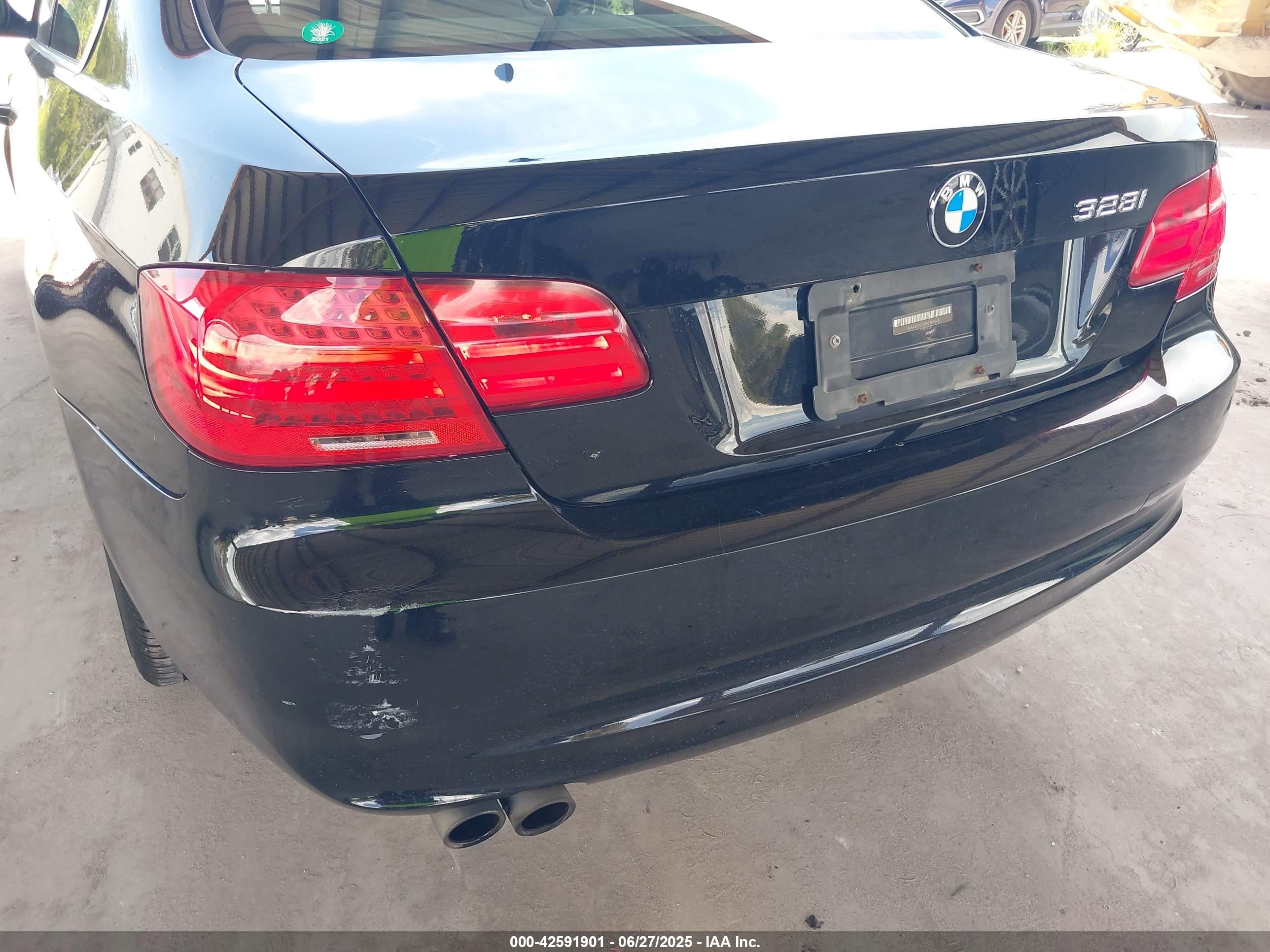 2011 Bmw 328i Xdrive Black vin: WBAKF5C58BE395544