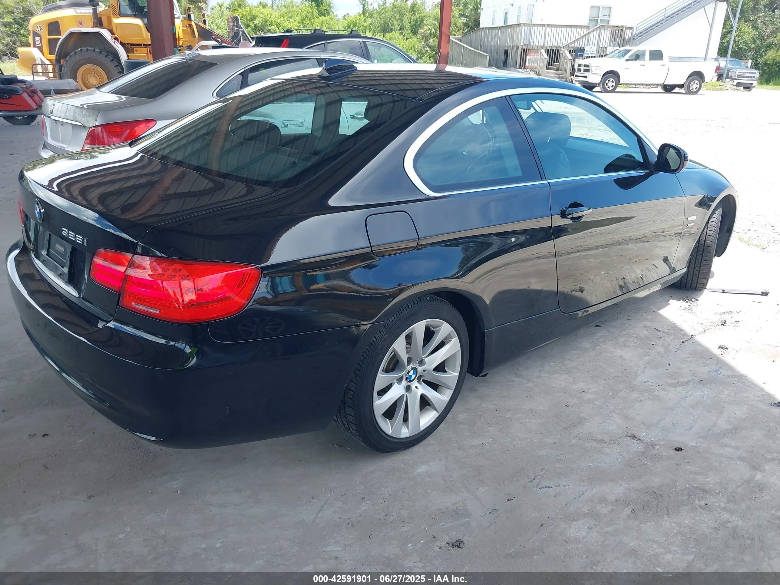 2011 Bmw 328i Xdrive Black vin: WBAKF5C58BE395544