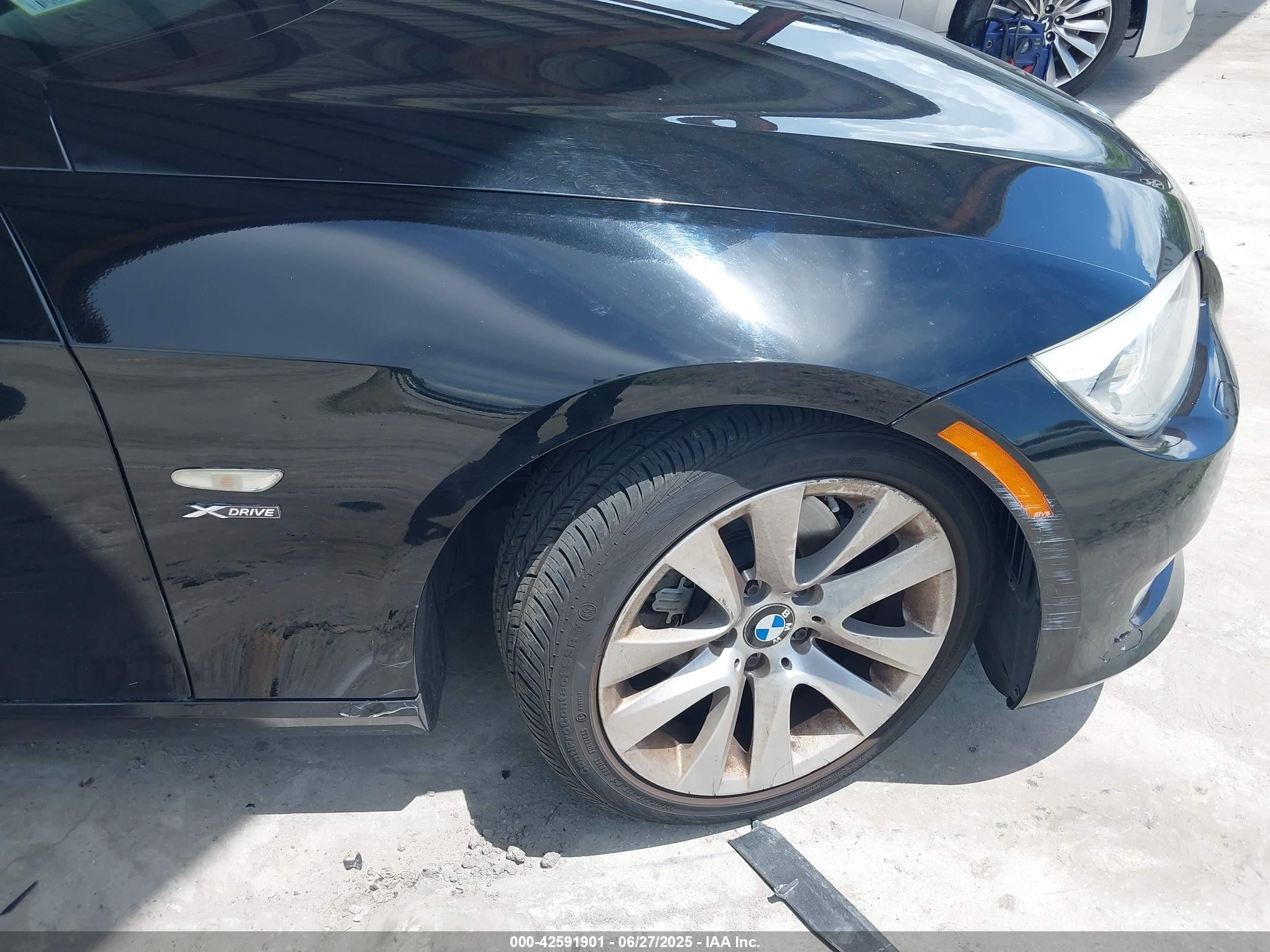 2011 Bmw 328i Xdrive Black vin: WBAKF5C58BE395544