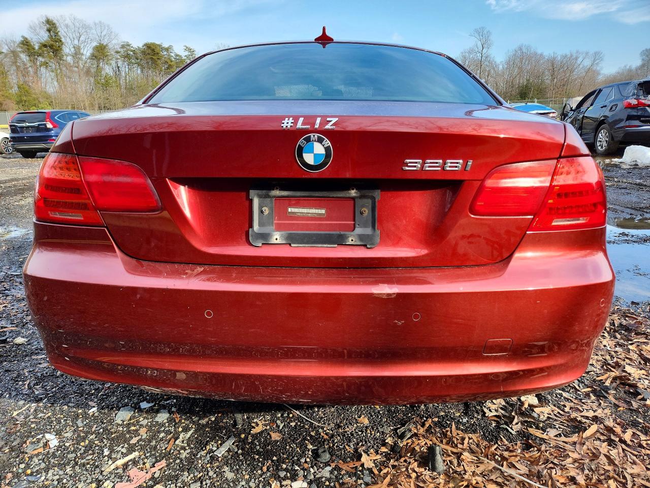 2011 Bmw 328 Xi Sulev Red vin: WBAKF5C5XBE517756