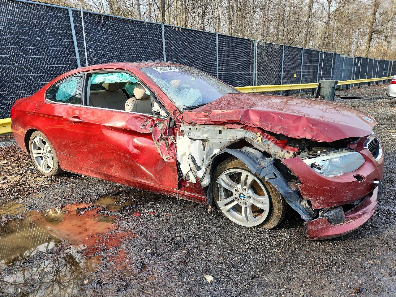 2011 Bmw 328 Xi Sulev Red vin: WBAKF5C5XBE517756