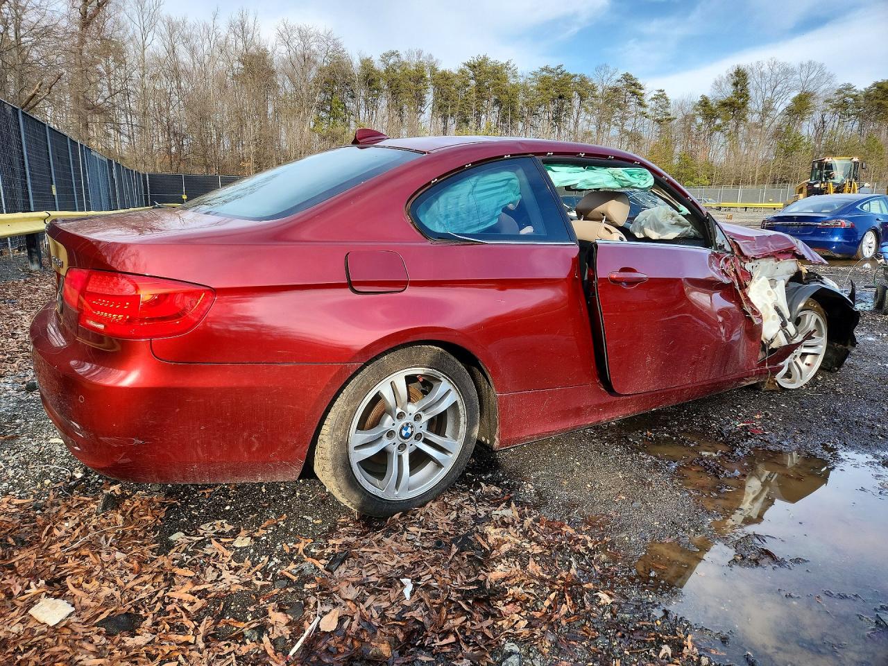 2011 Bmw 328 Xi Sulev Red vin: WBAKF5C5XBE517756