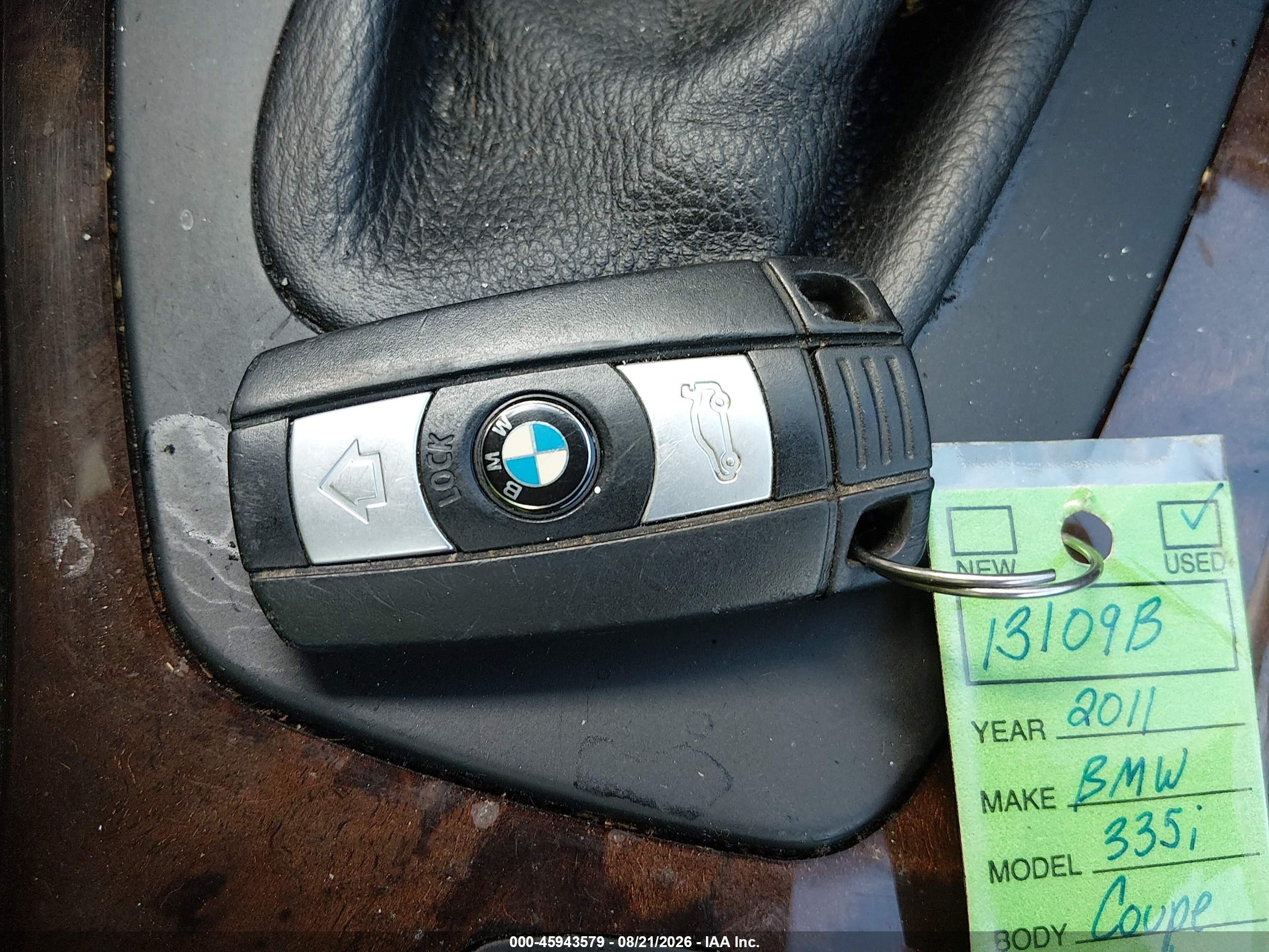 2011 Bmw 335i Xdrive Blue vin: WBAKF9C50BE620241