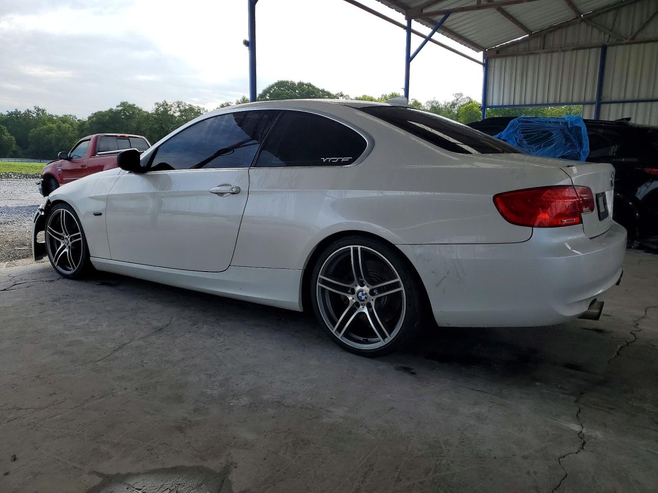 2011 Bmw 335 Xi White vin: WBAKF9C52BE620550