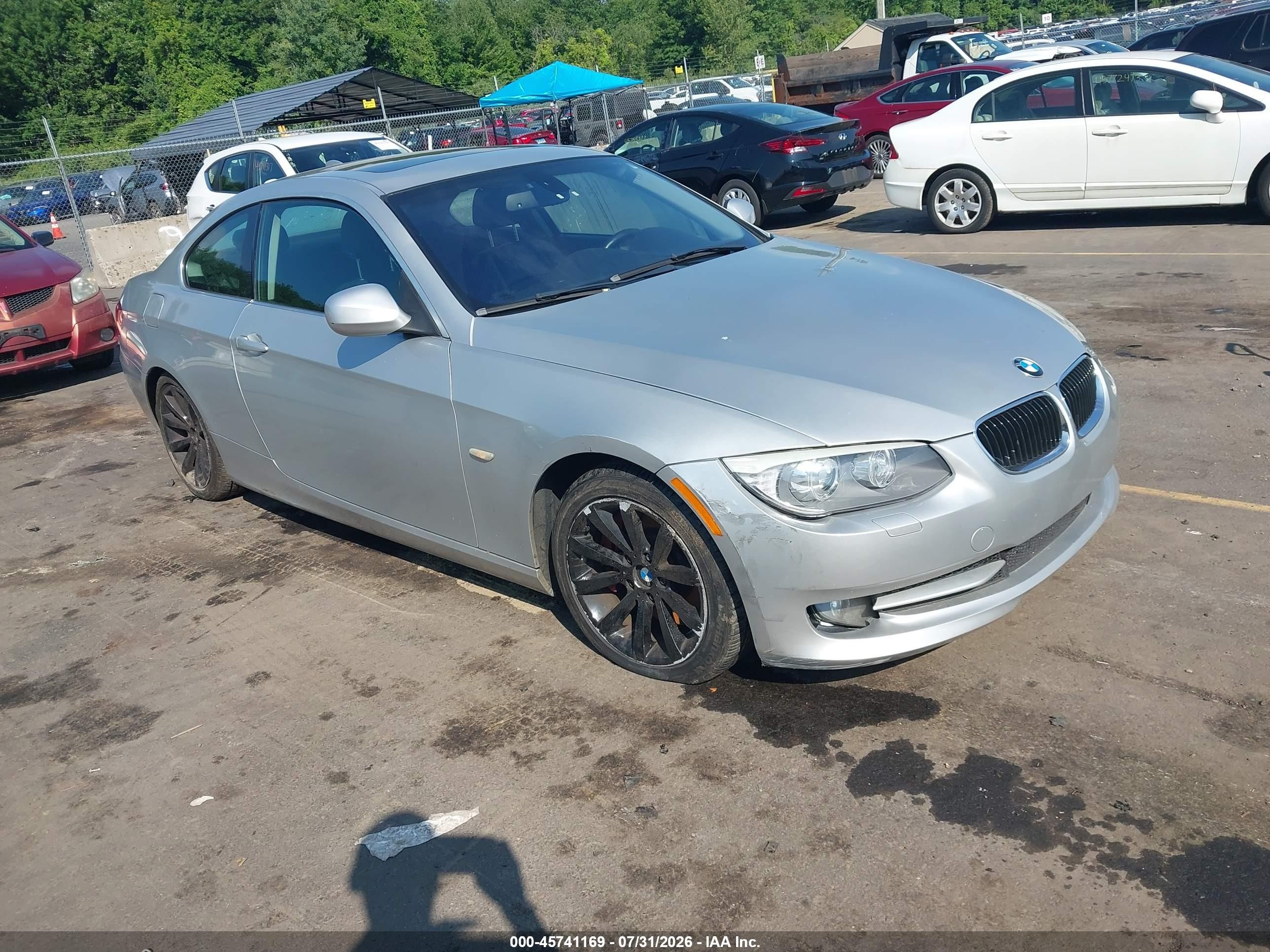 2013 Bmw 335i Xdrive Silver vin: WBAKF9C53DE859964