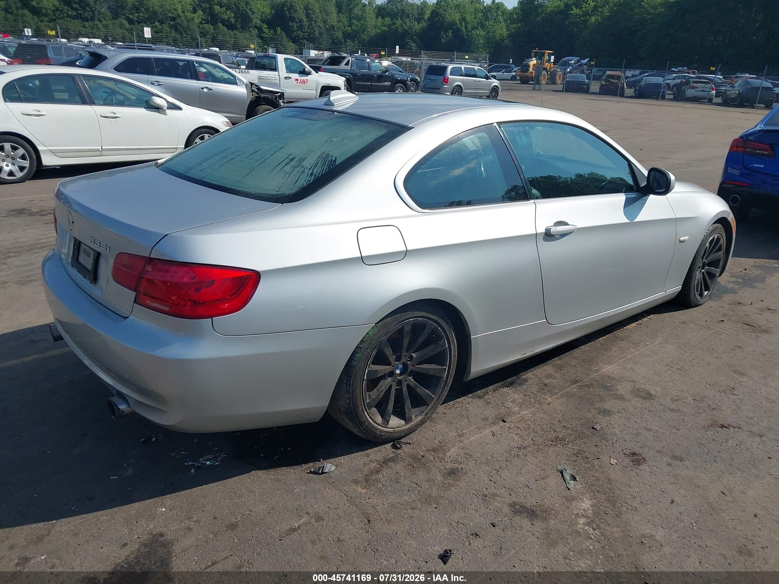 2013 Bmw 335i Xdrive Silver vin: WBAKF9C53DE859964