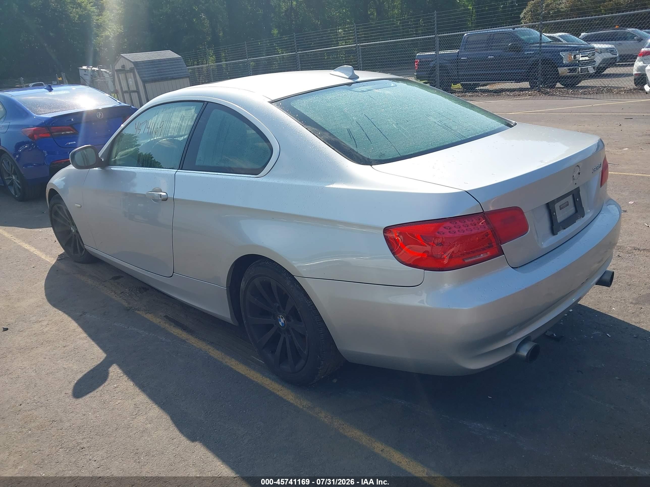 2013 Bmw 335i Xdrive Silver vin: WBAKF9C53DE859964