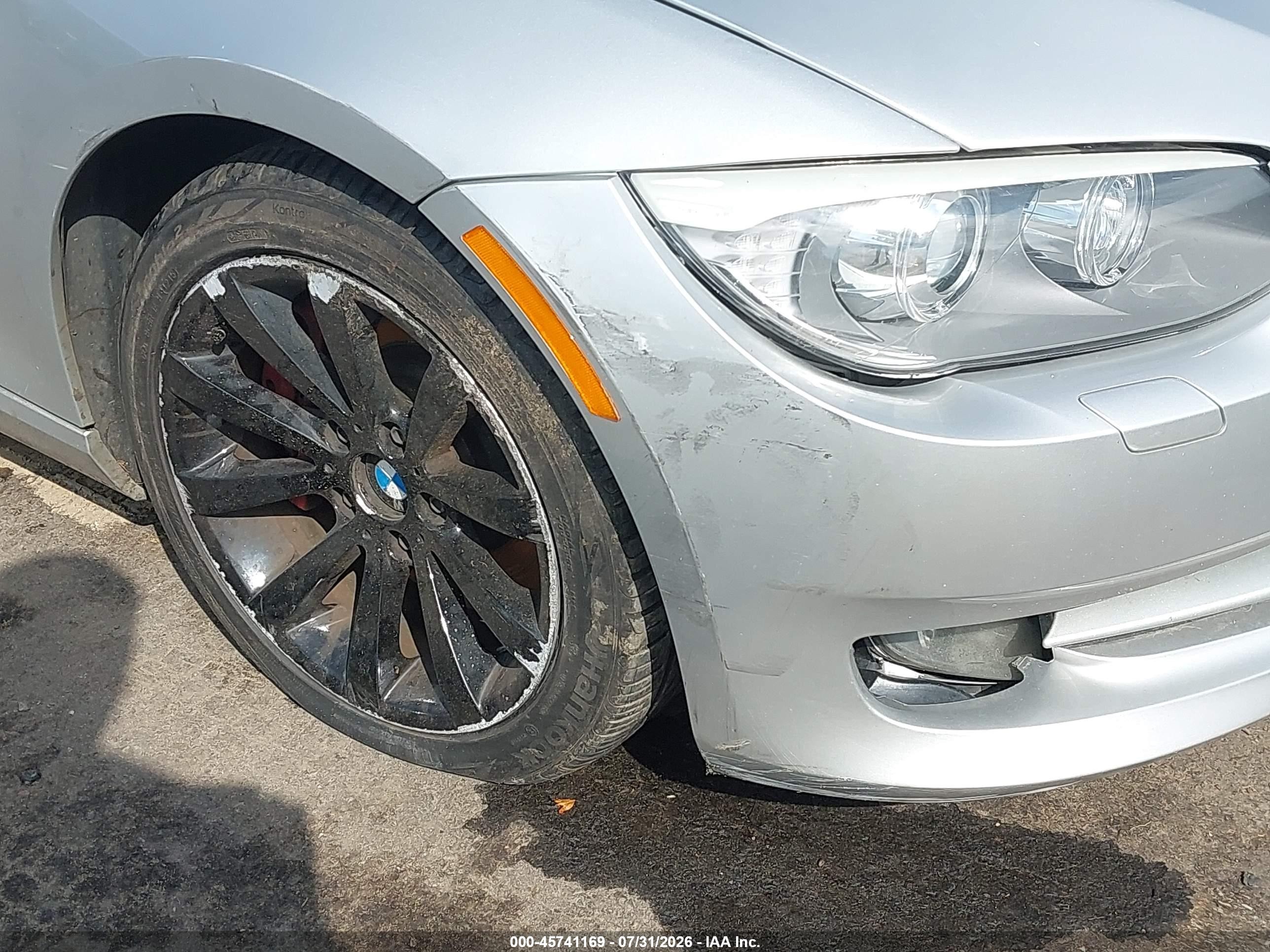 2013 Bmw 335i Xdrive Silver vin: WBAKF9C53DE859964