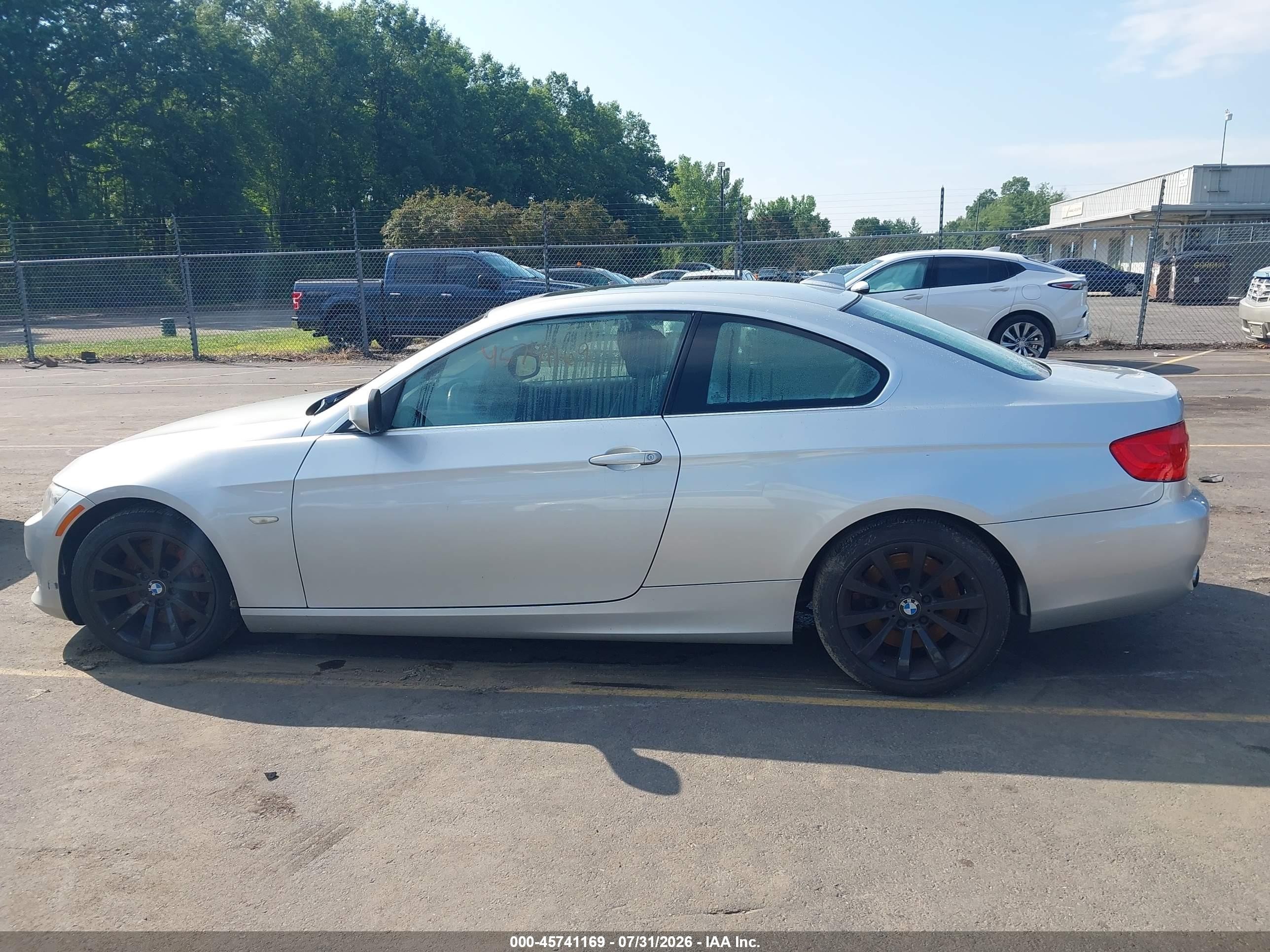 2013 Bmw 335i Xdrive Silver vin: WBAKF9C53DE859964