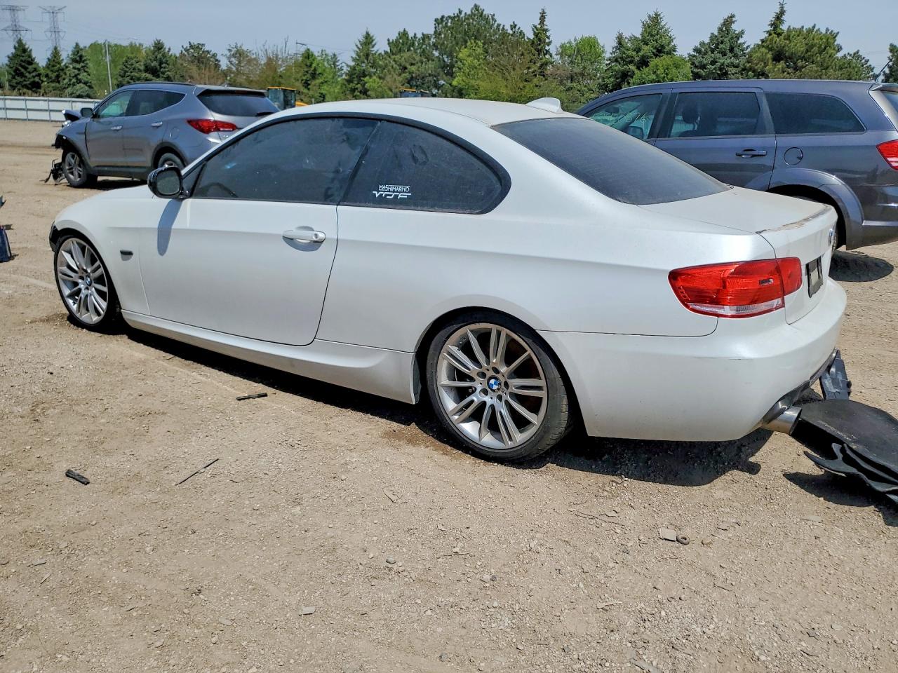 2012 Bmw 335 Xi White vin: WBAKF9C54CE620681