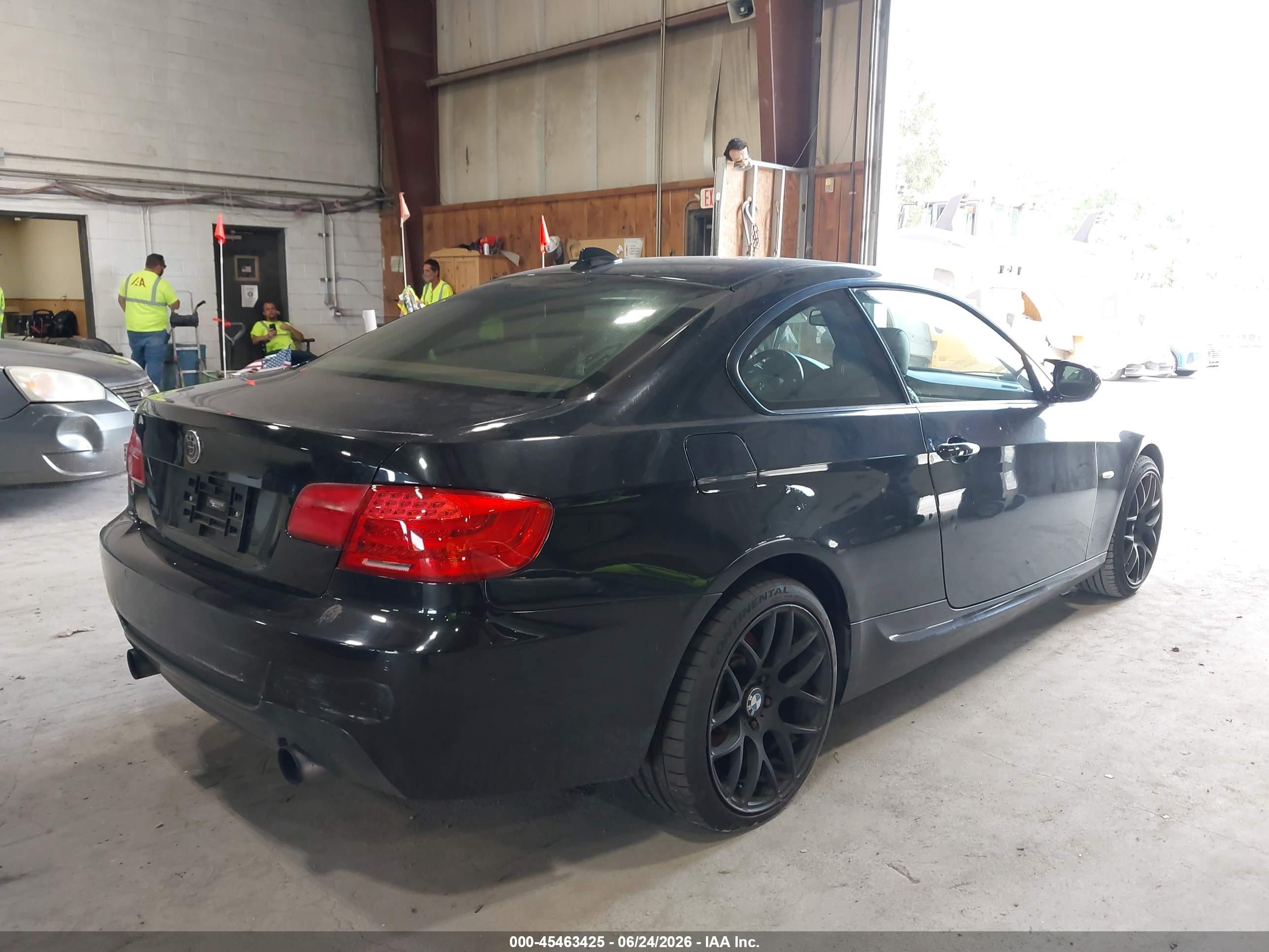 2012 Bmw 335i Xdrive Black vin: WBAKF9C54CE859034