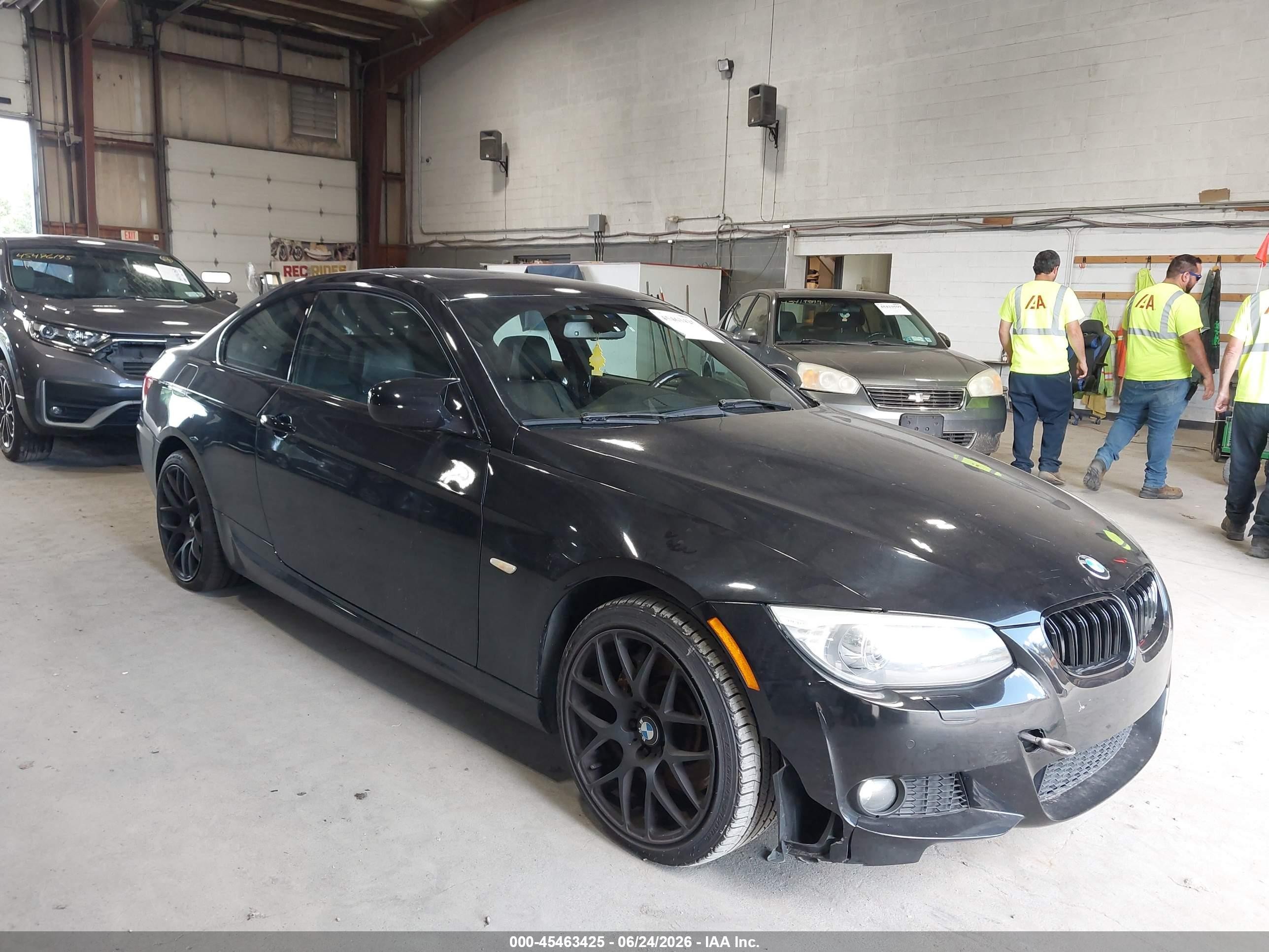 2012 Bmw 335i Xdrive Black vin: WBAKF9C54CE859034