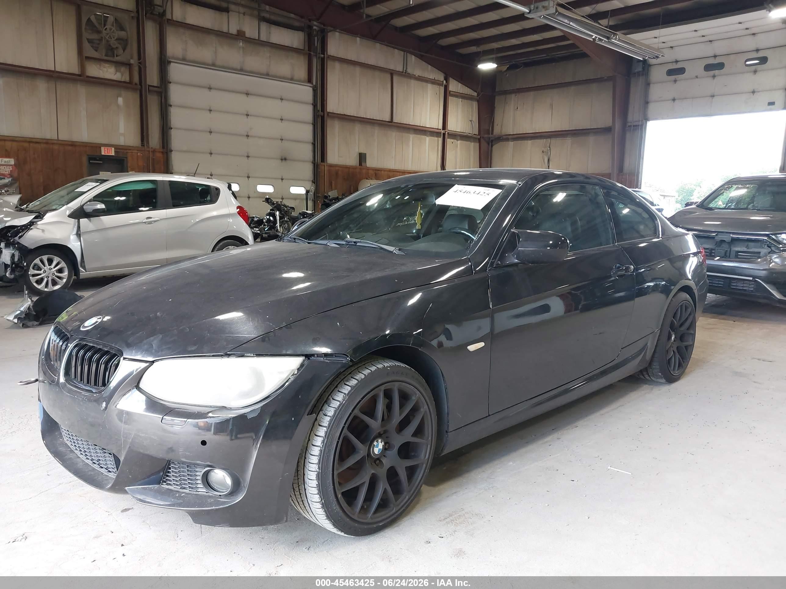 2012 Bmw 335i Xdrive Black vin: WBAKF9C54CE859034