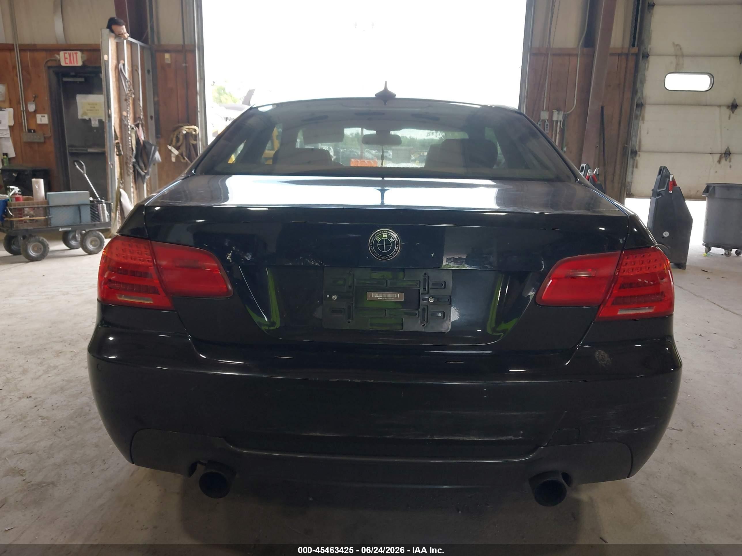 2012 Bmw 335i Xdrive Black vin: WBAKF9C54CE859034