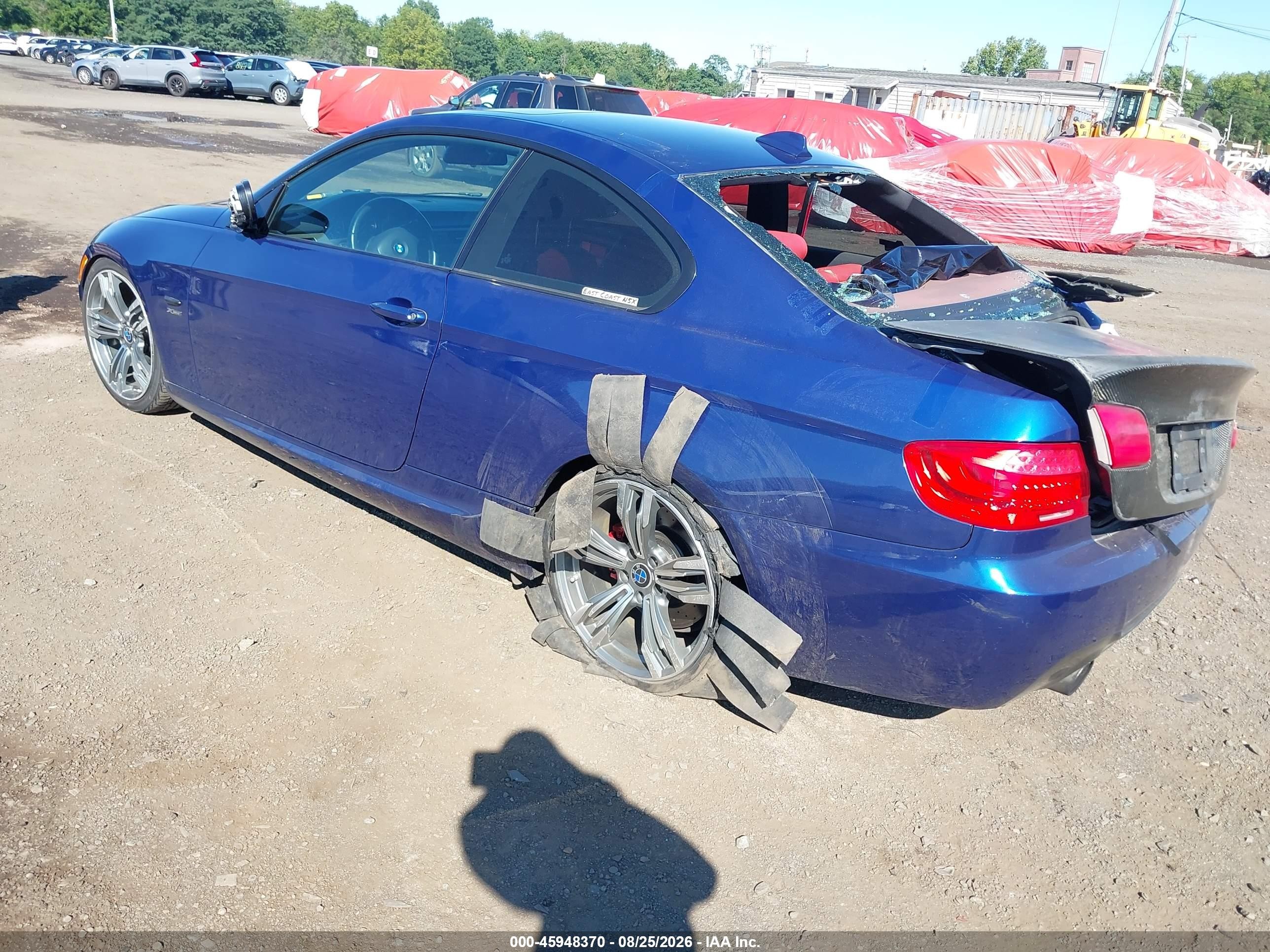 2013 Bmw 335i Xdrive Blue vin: WBAKF9C56DE672735
