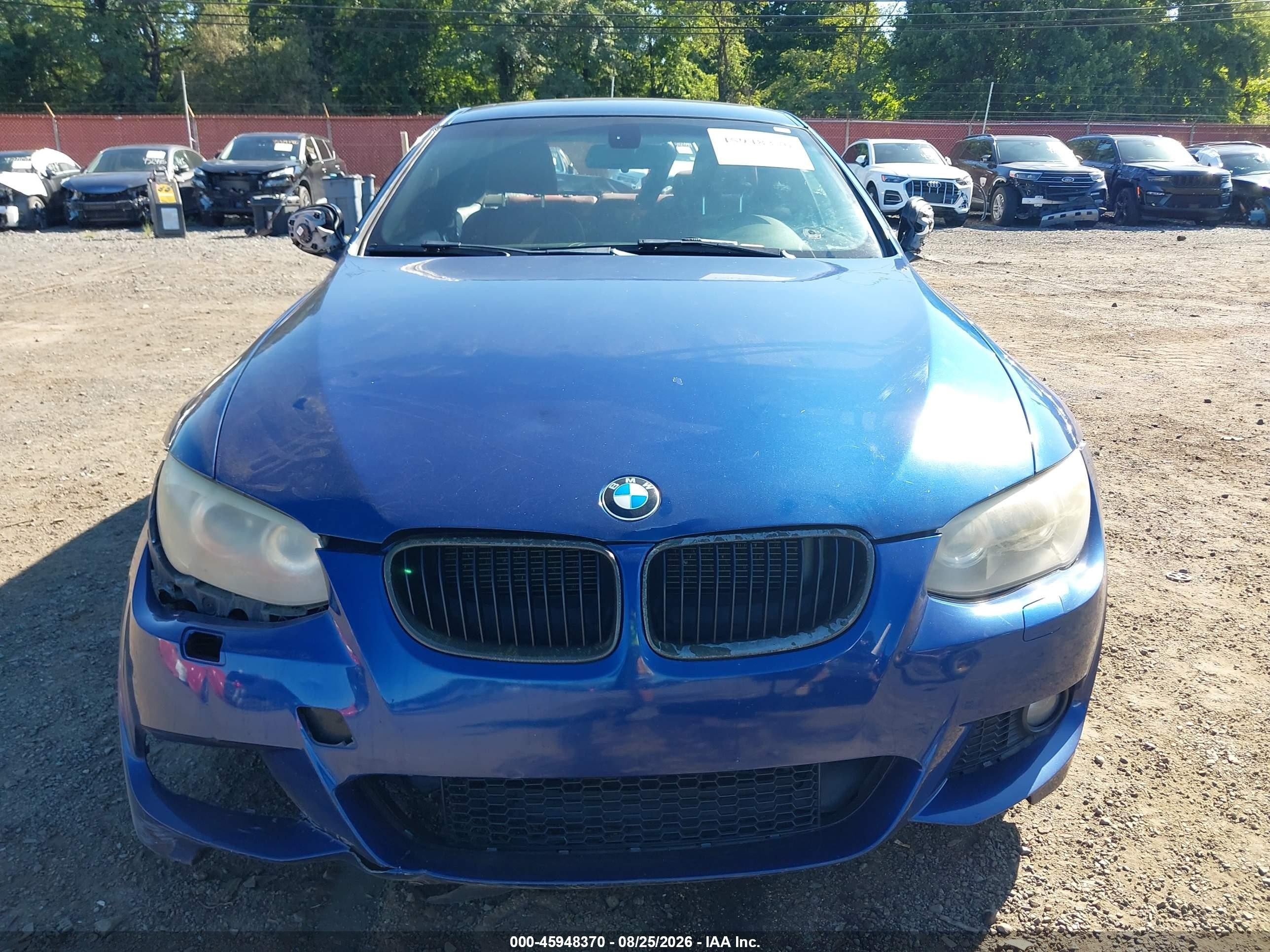 2013 Bmw 335i Xdrive Blue vin: WBAKF9C56DE672735